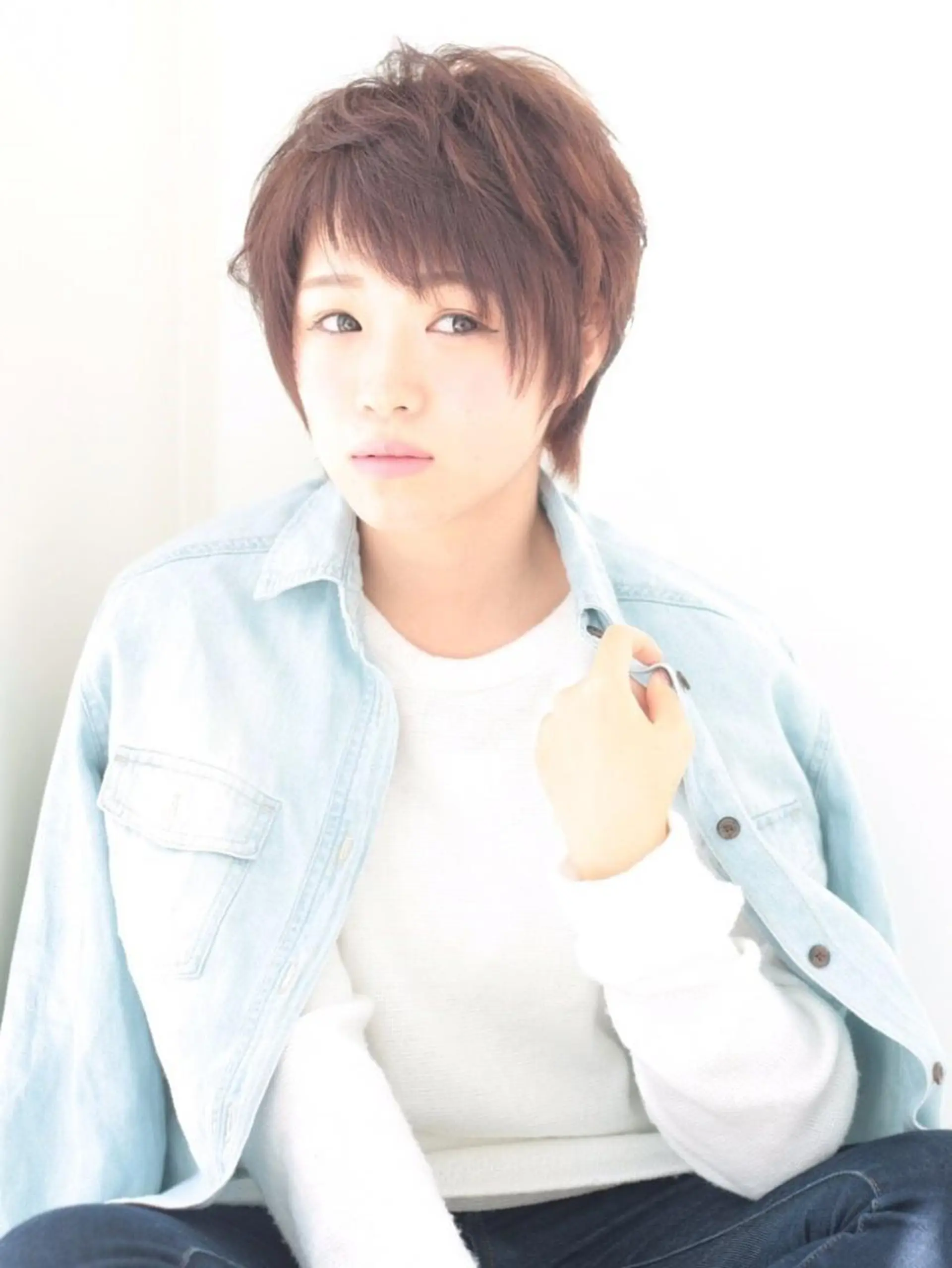 ショート カラー ショートヘア カット ヘアカラー 森田 真由のヘアスタイル