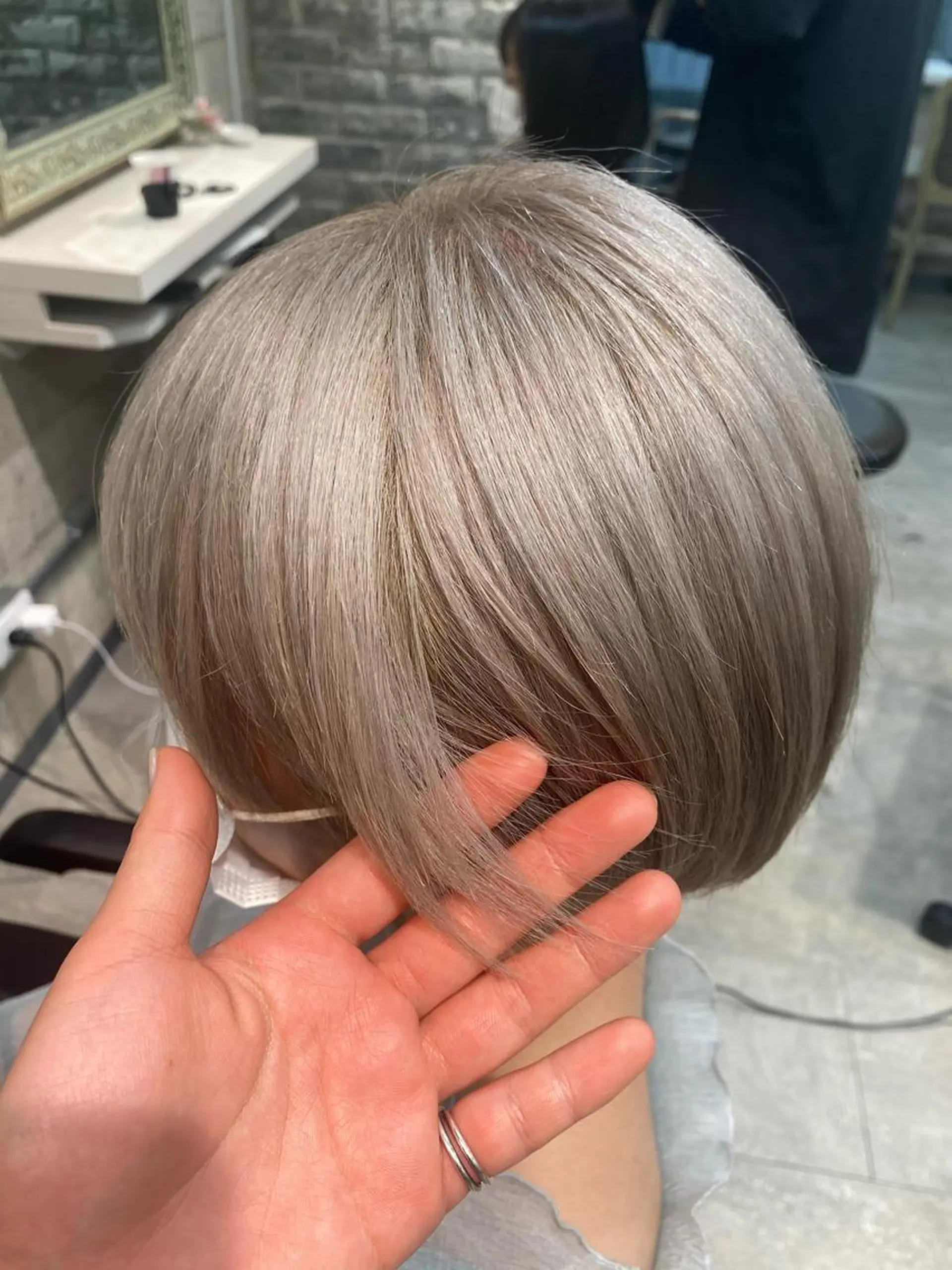 ショート 🤍韓国風ヘア 柴田真帆🤍のヘアスタイル