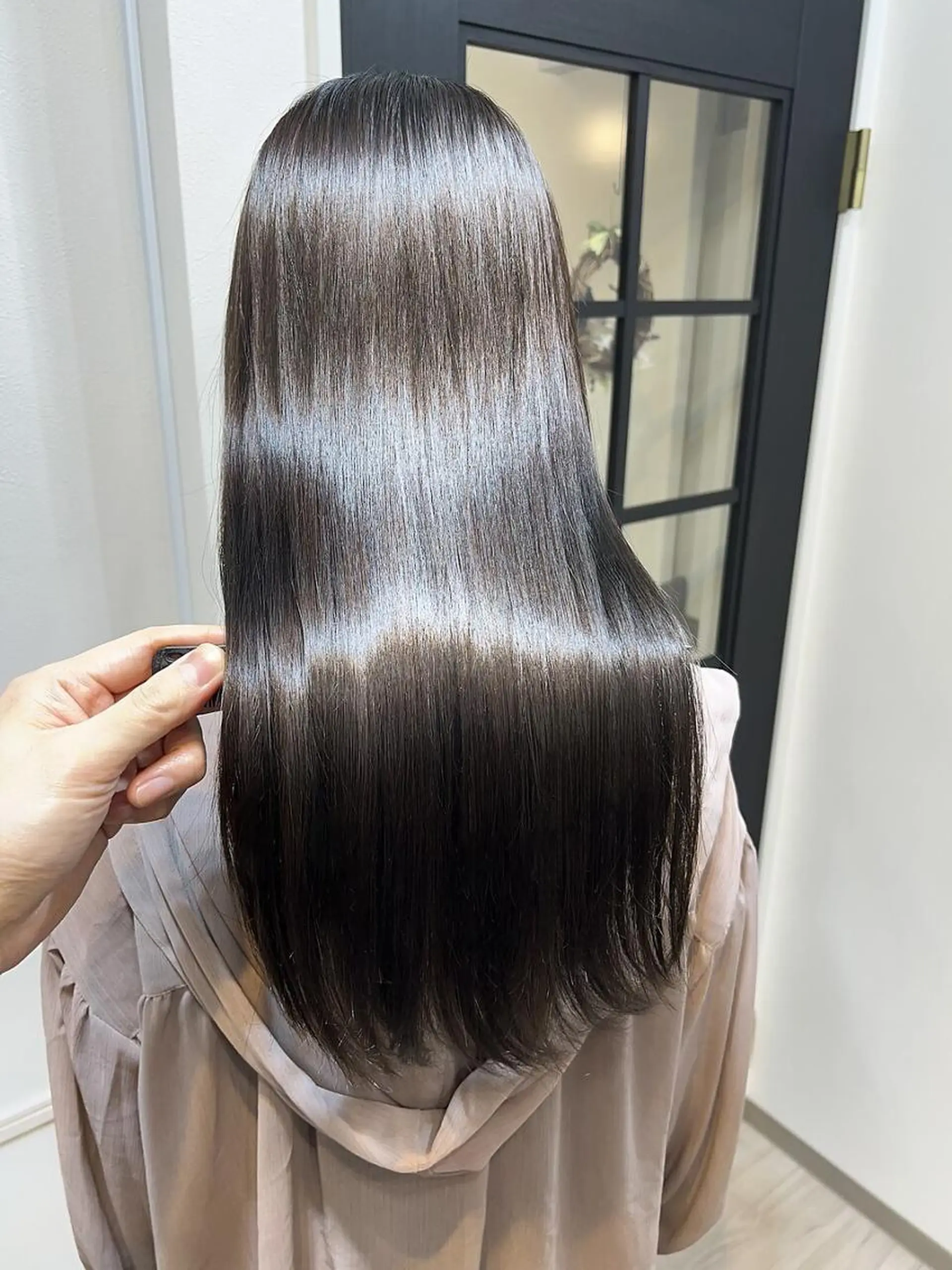 ロング カット 縮毛矯正 トリートメント お得なクーポン掲載▼ 🌷三國祐美🌷のヘアスタイル