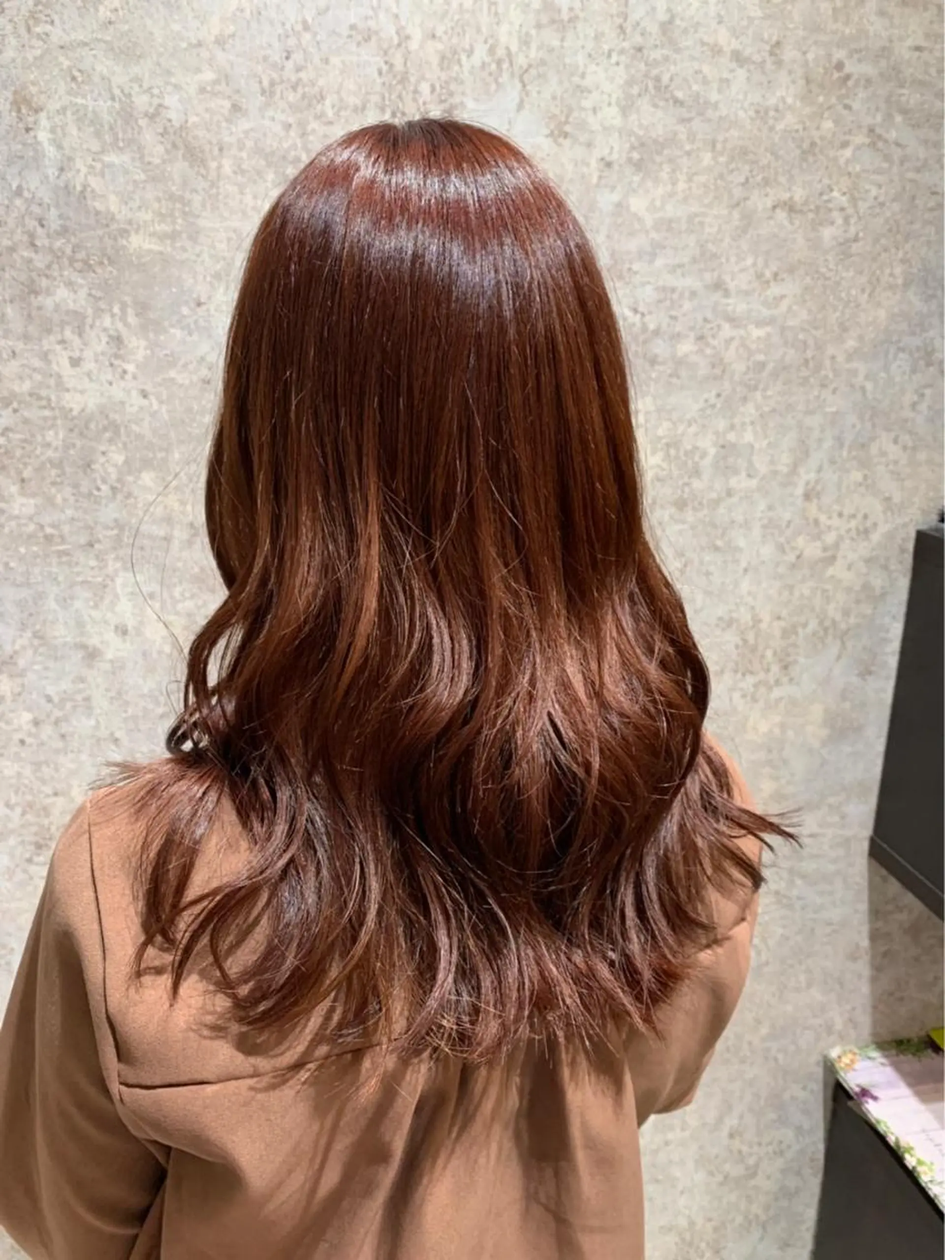 セミロング カラー ブラウンカラー オレンジ オレンジブラウン 🫟Blanco🫟 Color&Careのヘアスタイル