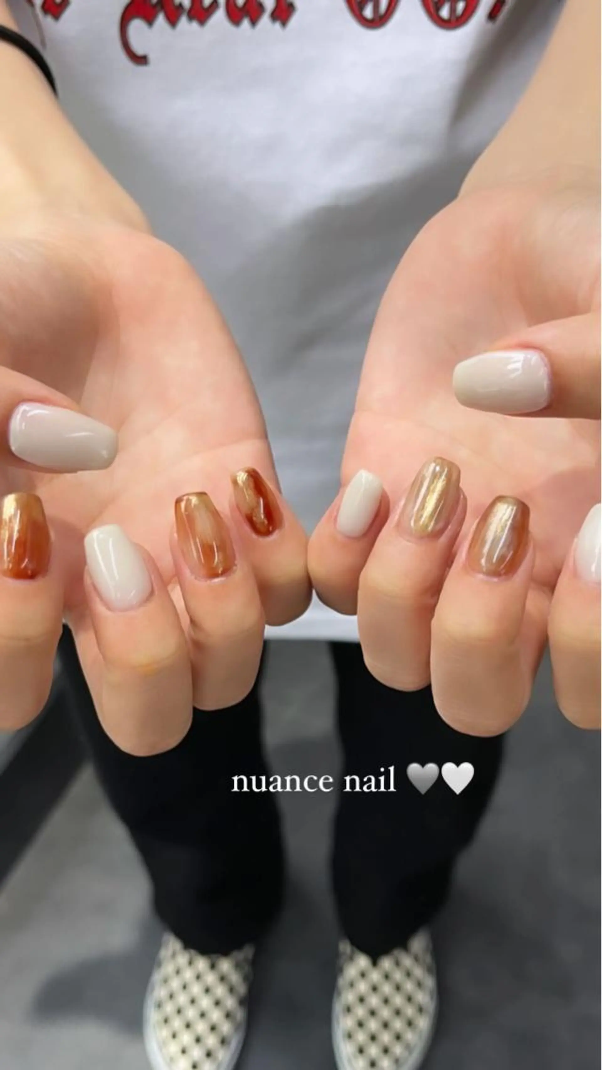 ネイル ニュアンスネイル ハンドネイル GRANDE大須 Cecil💜のネイルデザイン