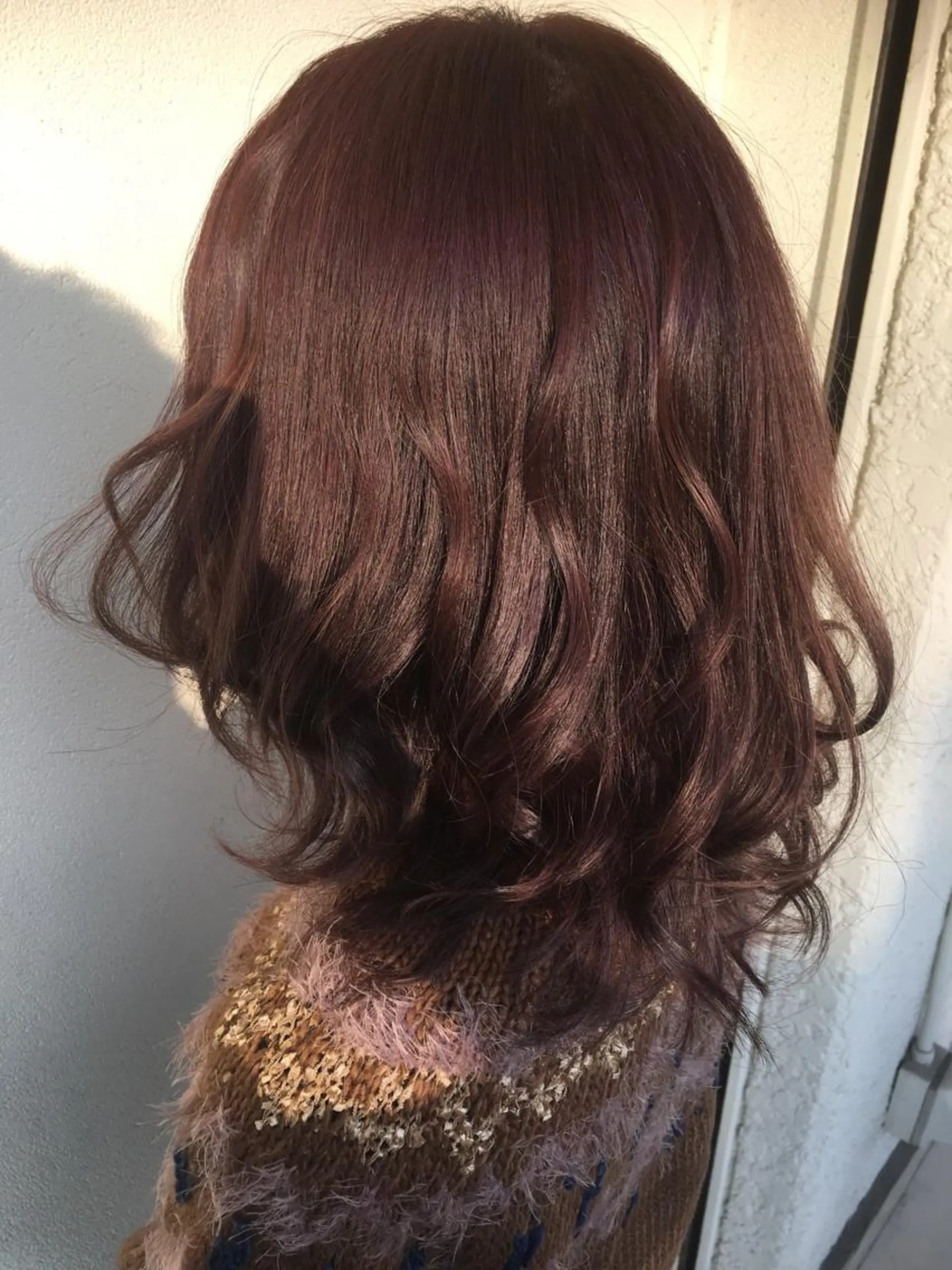 ミディアム カラー パーマ Agu  hair rupia 金沢店所属・金沢美容室/ 艶髪/夜営業/JINのヘアスタイル