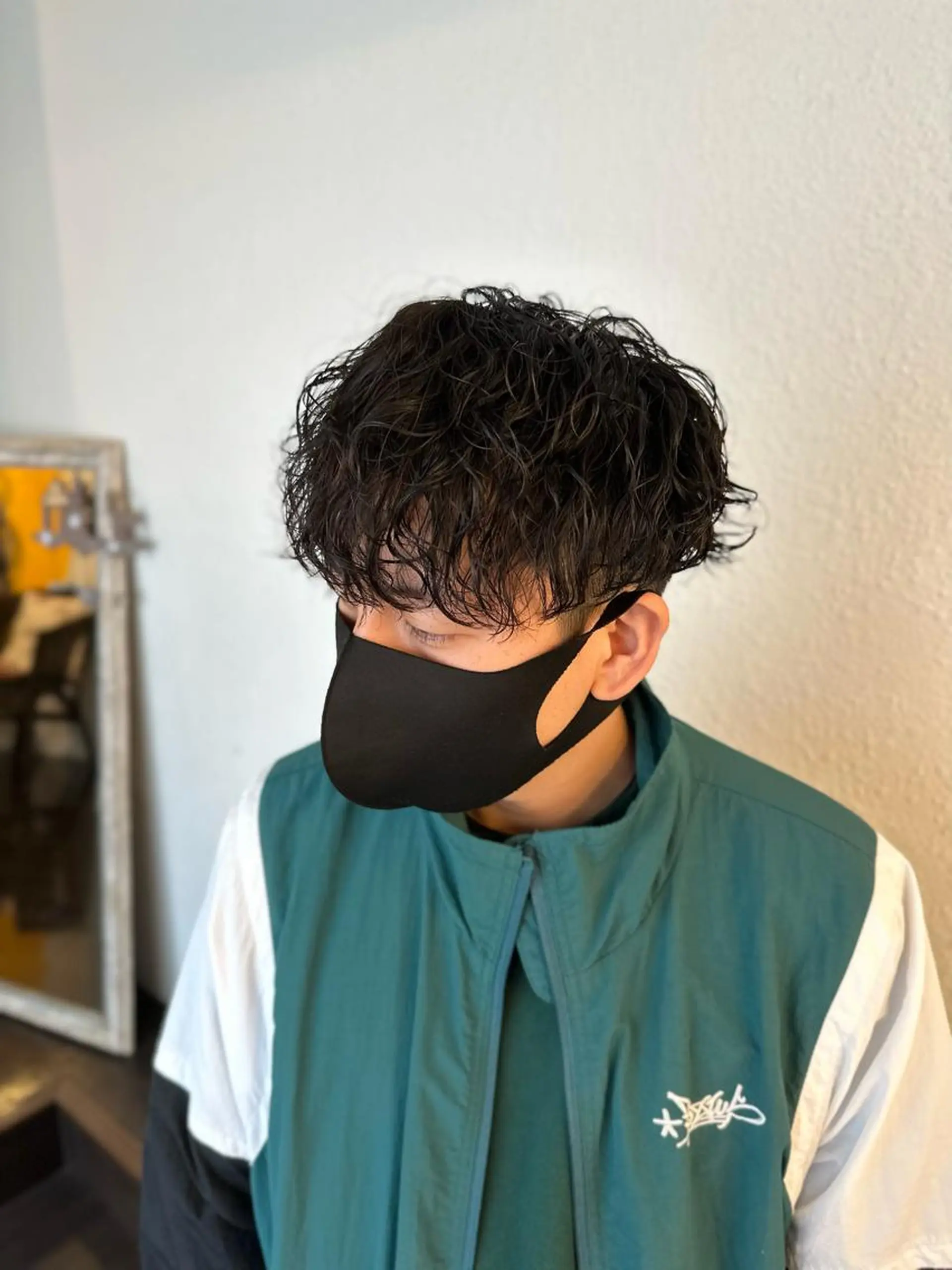 パーマ メンズ メンズパーマ ツイストスパイラルパーマ 波巻きパーマ スパイラルパーマ SALOWIN名古屋suite店所属・メンズカット/名駅 個室/千田のヘアスタイル