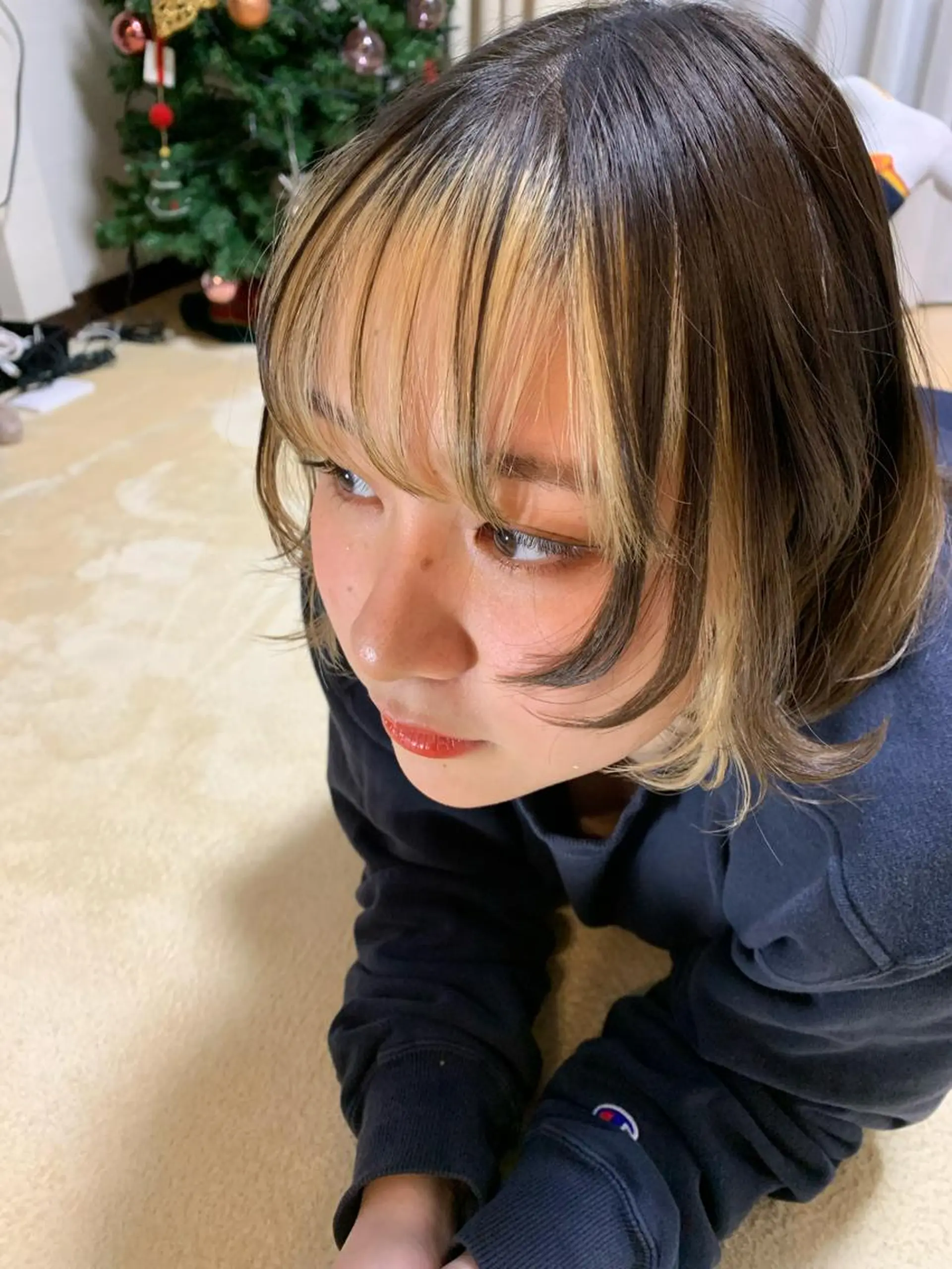 ショート カラー パーマ ヘアアレンジ メンズ キッズ ネイル マツエク・マツパ アイブロウ メンズウルフカット レイヤーカット ウルフカット 🐺ウルフ×ハイトー ン🖤Yukinoのヘアスタイル