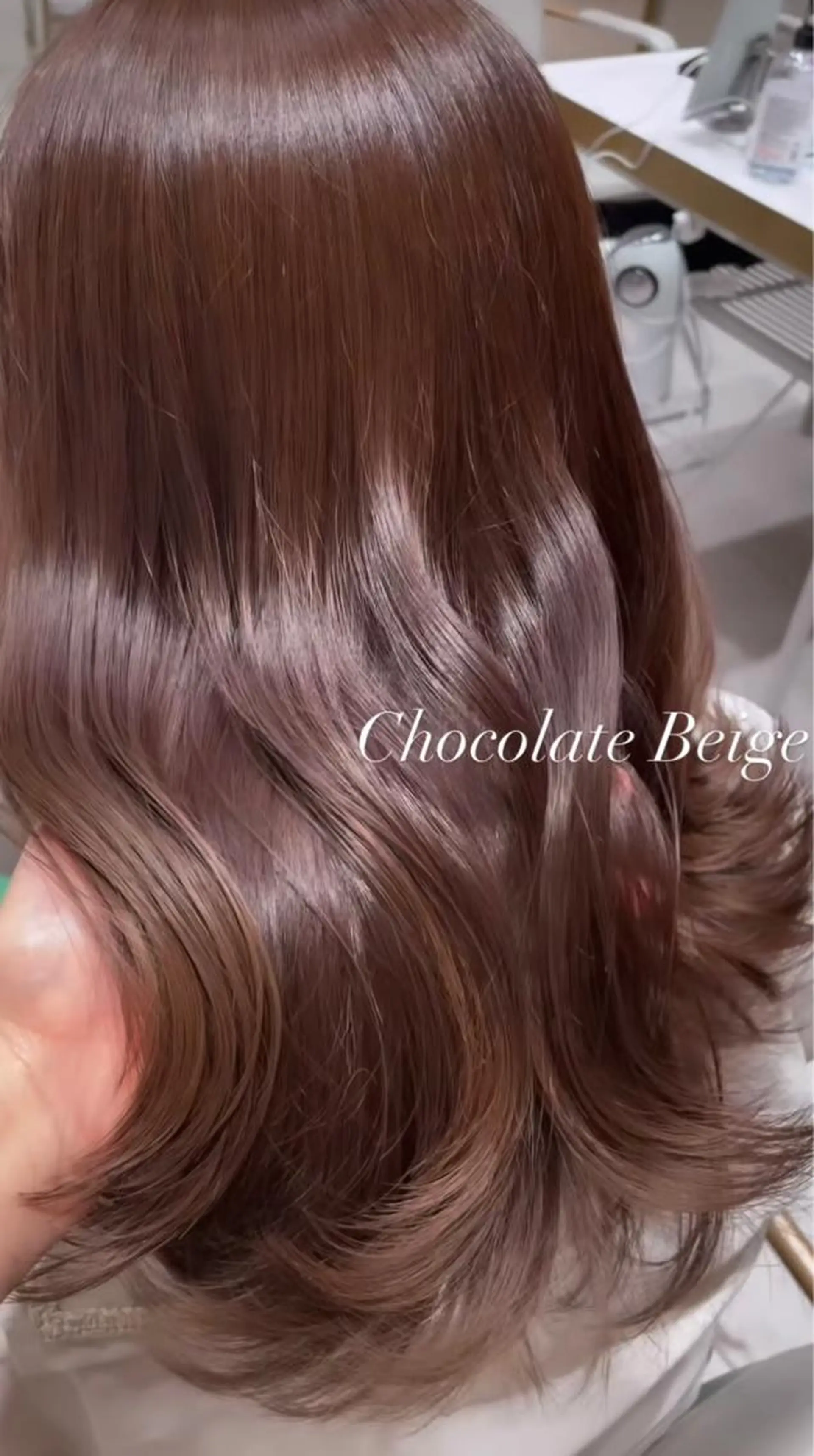 ロング カラー ヘアアレンジ Toiro所属・🤎小顔レイヤー /ベージュ🤎友香のヘアスタイル