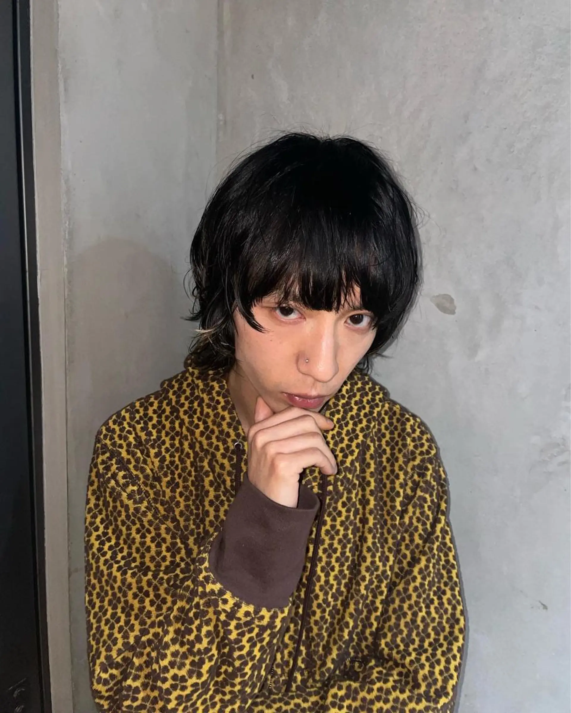 ショート パーマ メンズ メンズパーマ 國井 廉のヘアスタイル