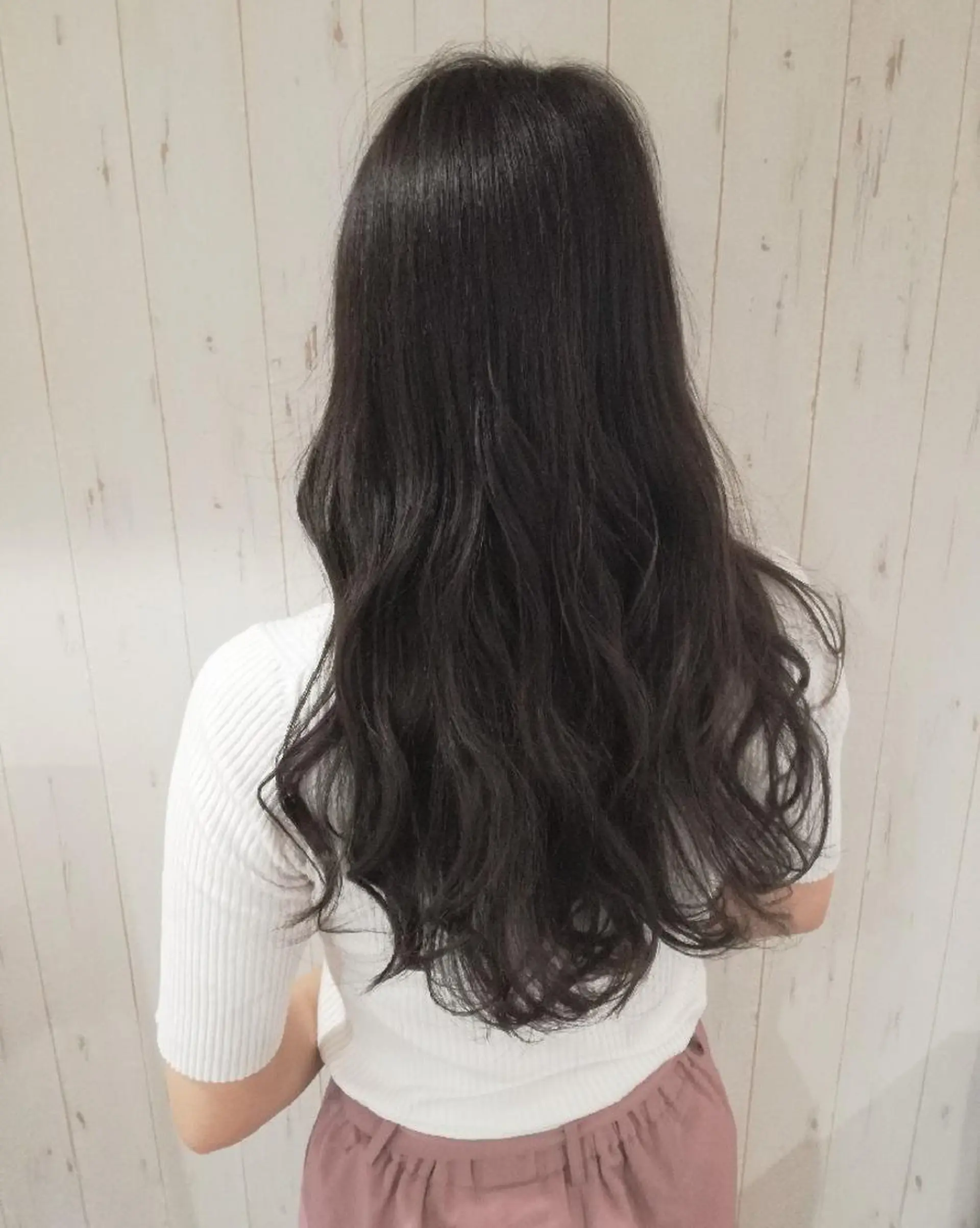 ロング カラー アッシュ ダークアッシュ 西川 敏夫のヘアスタイル