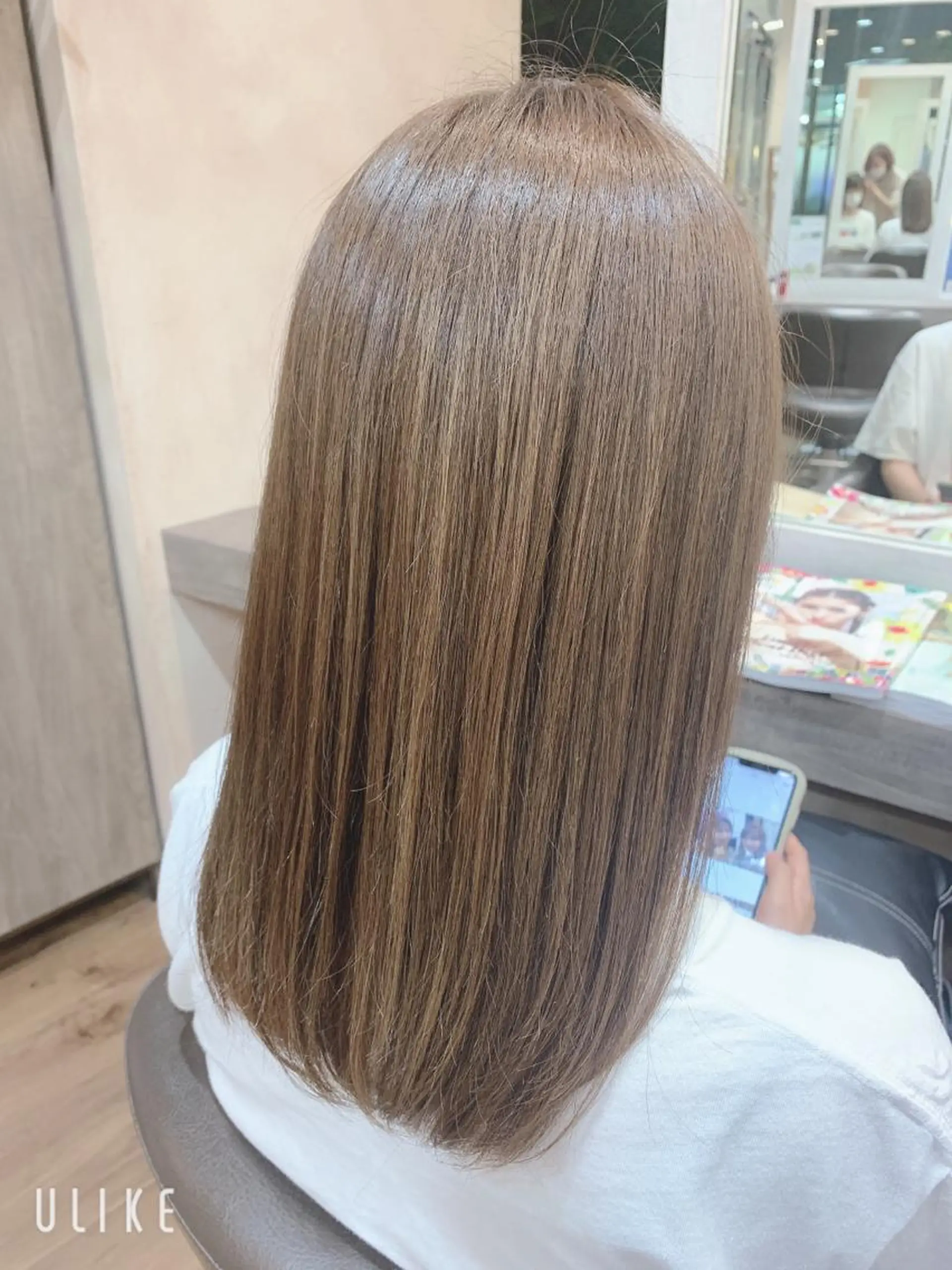 ロング カラー ecru🕊️堀内 眞帆のヘアスタイル