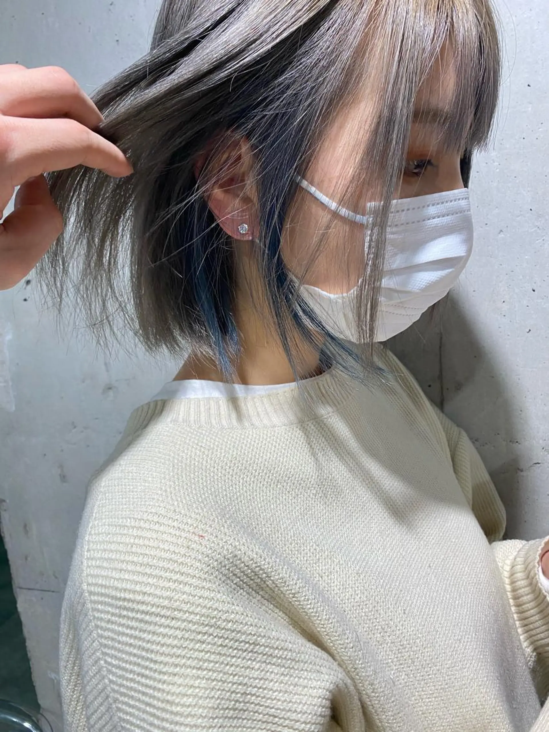 ミディアム ヘアカラー トリートメント ヘアセット 韓国/トレンド レイヤー【101】のヘアスタイル