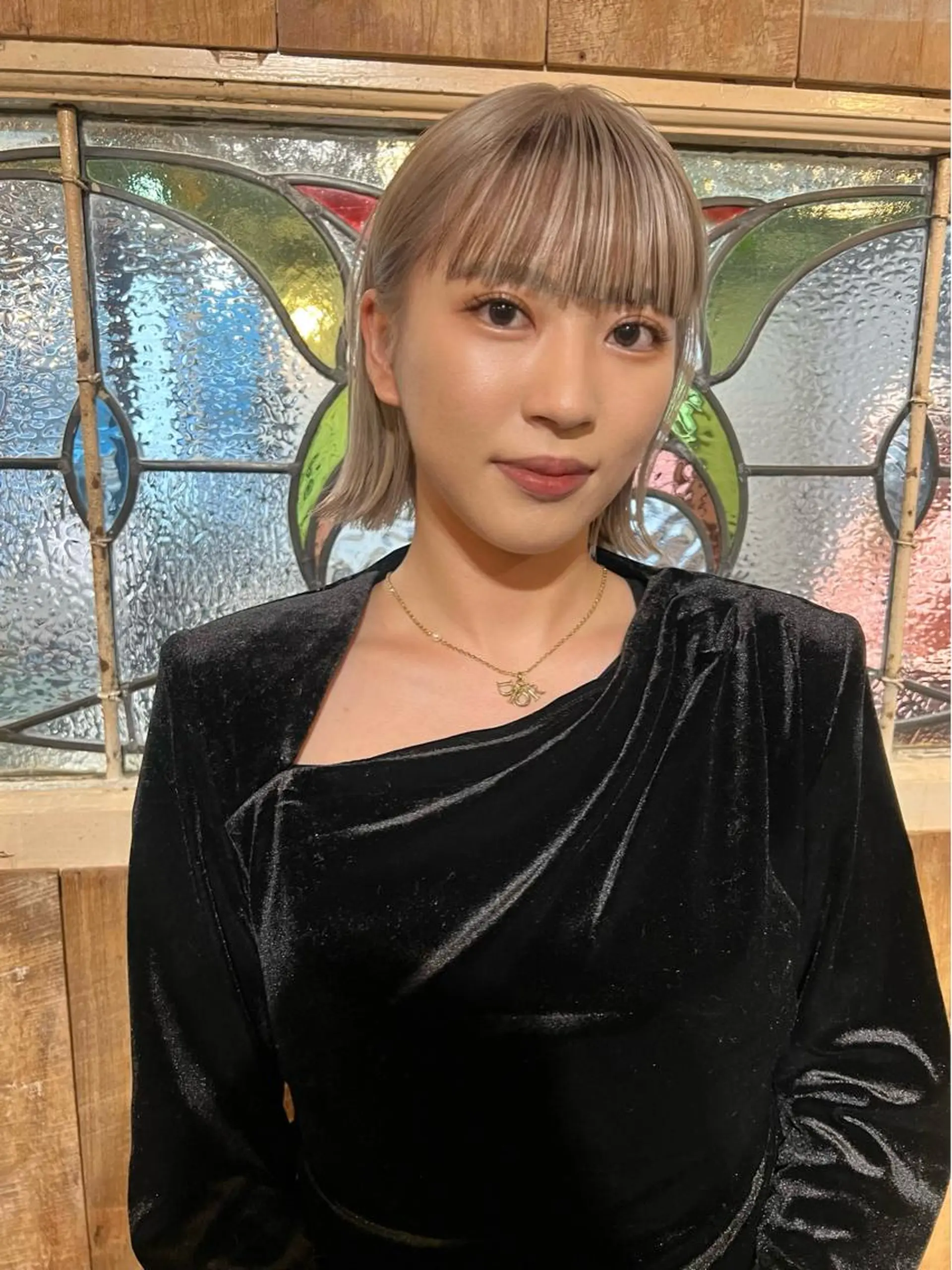 ショート カット ヘアカラー トリートメント ブリーチ/ハイトーン レイヤー/Maanaのヘアスタイル