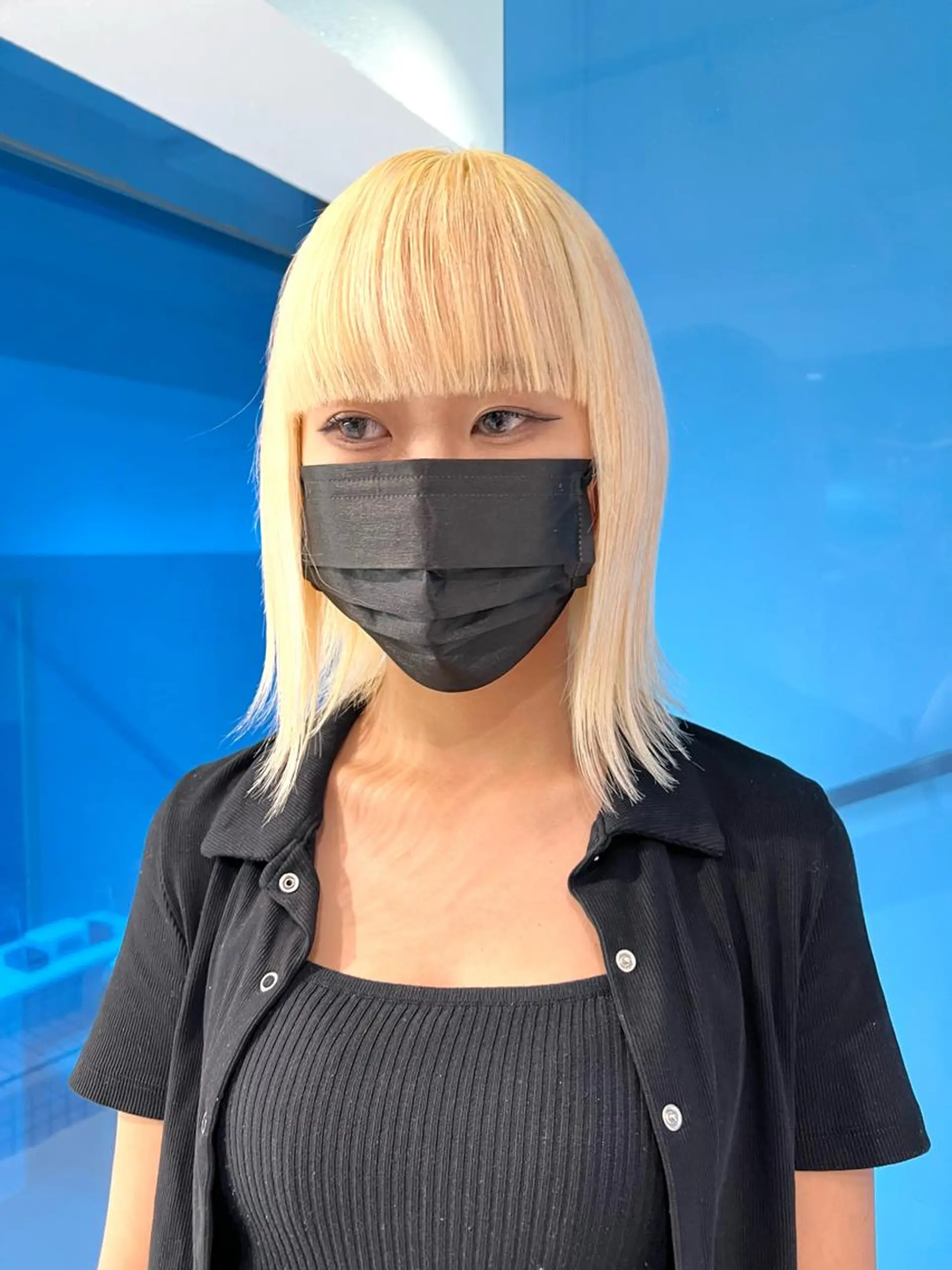 ミディアム カラー ブリーチ ブロンド 【メンズ特化】 寺田遥輝のヘアスタイル