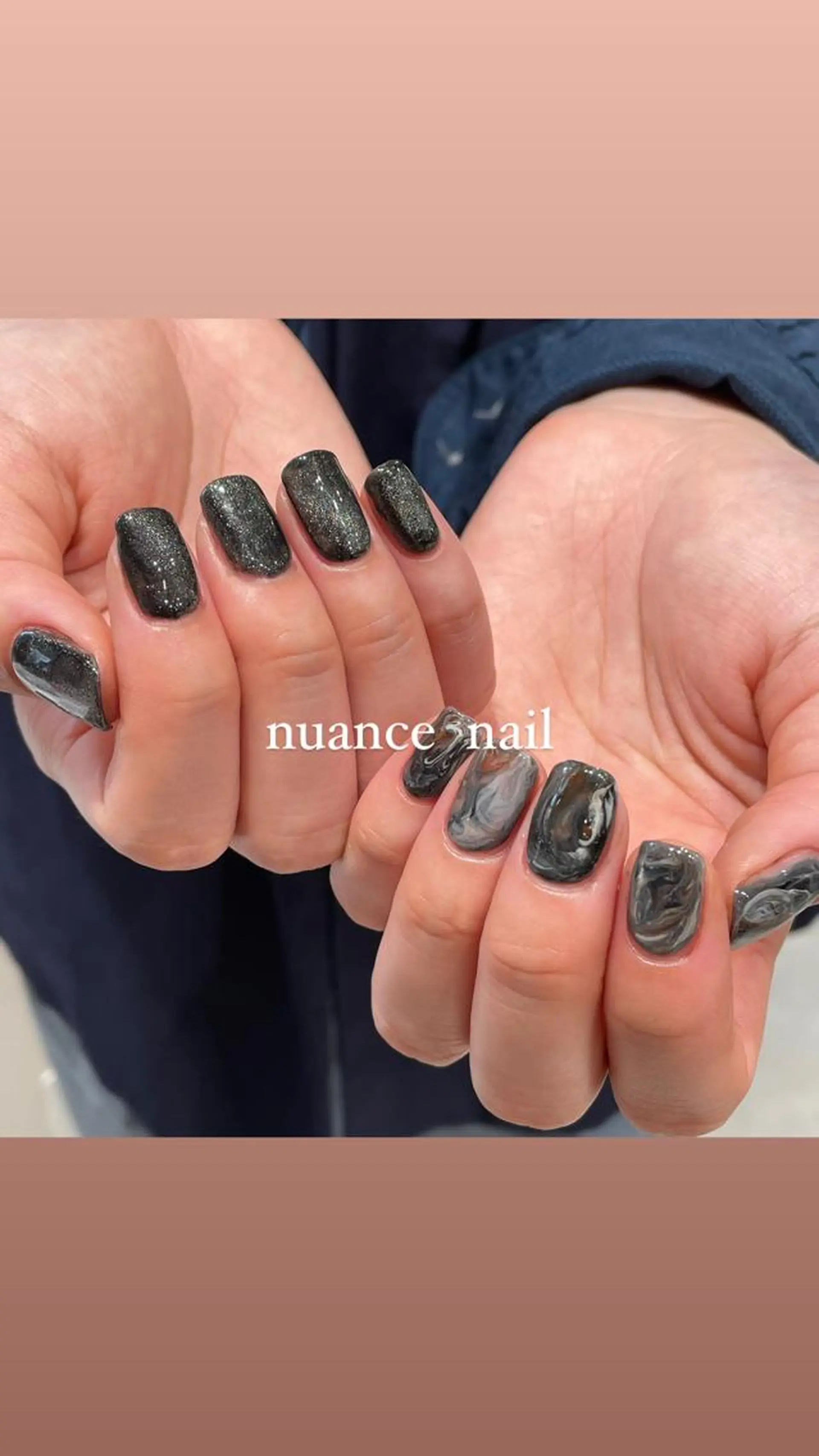 ネイル ハンドネイル 淡色ネイル 🎀moeのネイルデザイン