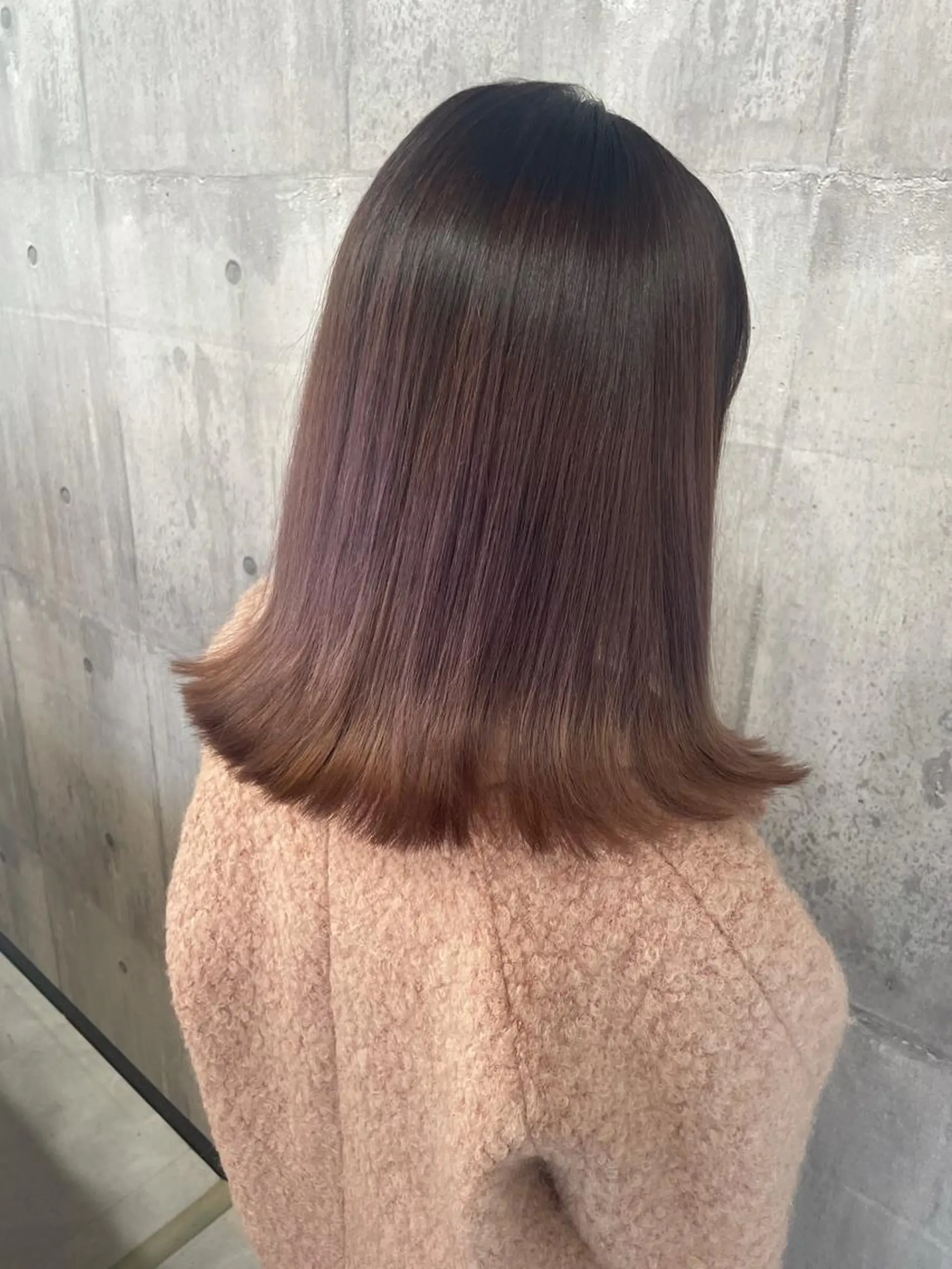 カラー アッシュ グラデーションカラー ラベンダーカラー ラベンダーアッシュ _WHITE浜松店 もえかのヘアスタイル