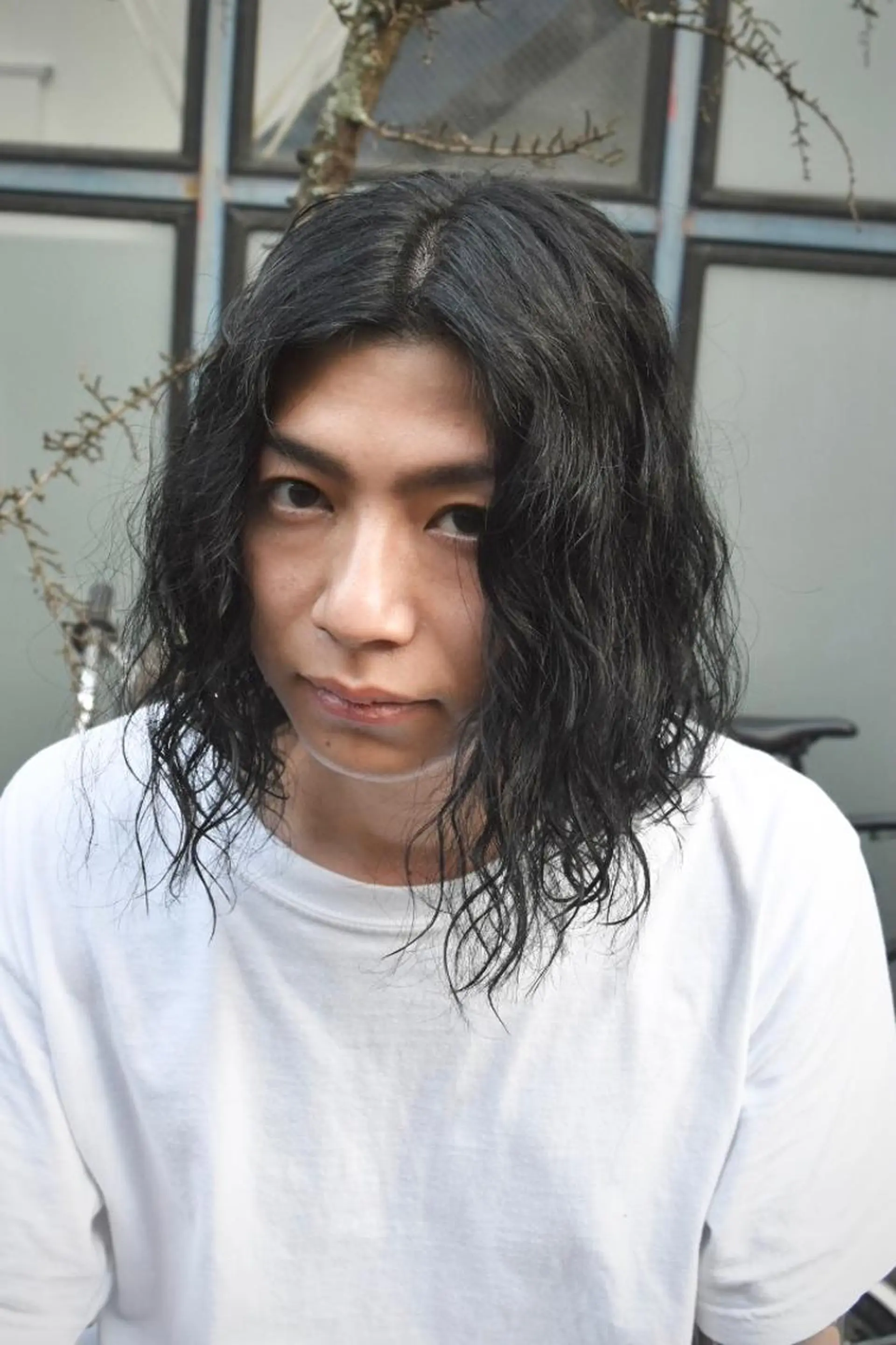 ミディアム パーマ KAH所属・Koichi Satoのヘアスタイル