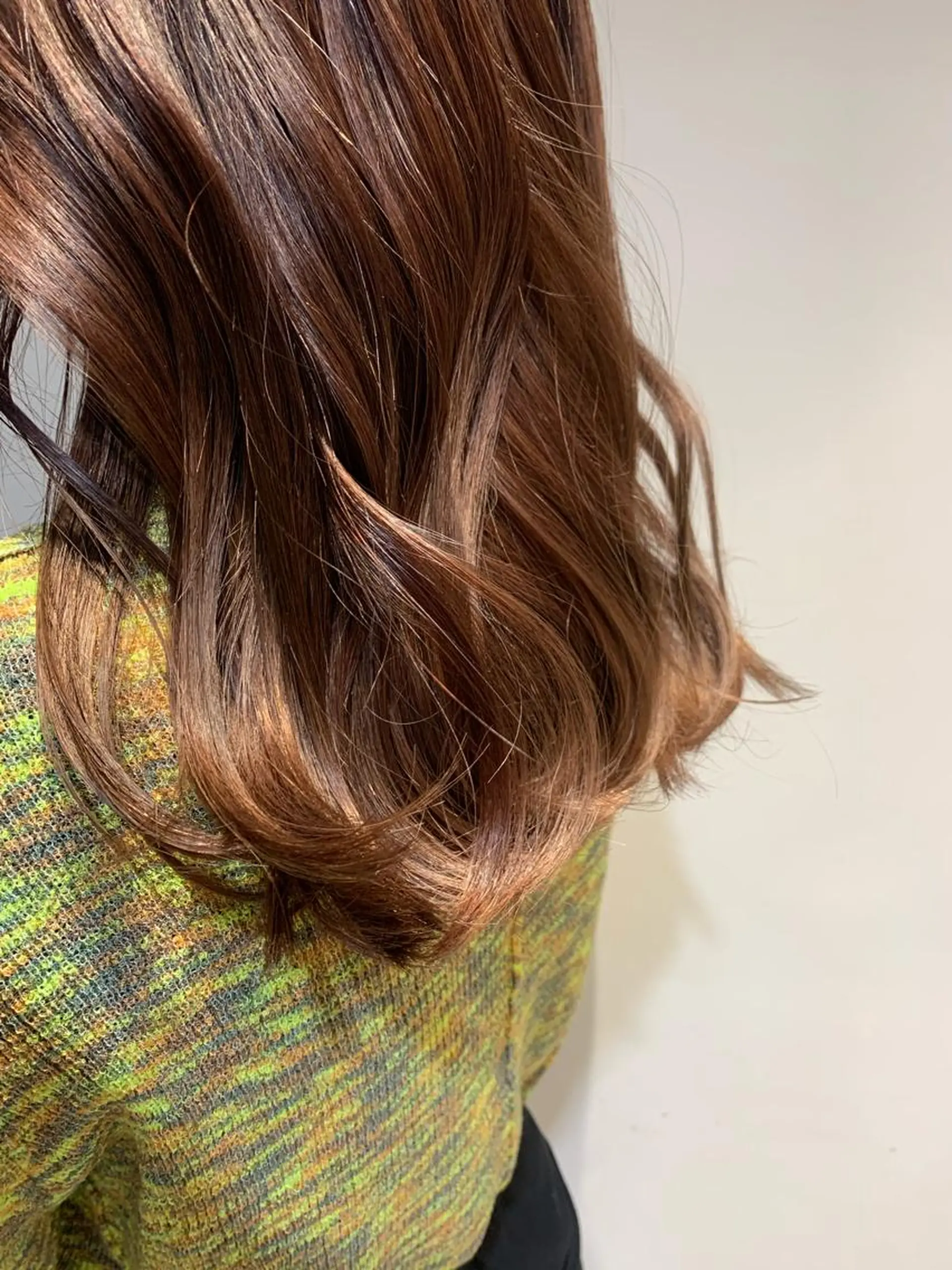 ロング カット ヘアカラー トリートメント soëll所属・🤍そぶえ　ゆうな/ 暖色カラー/縮毛矯正のヘアスタイル