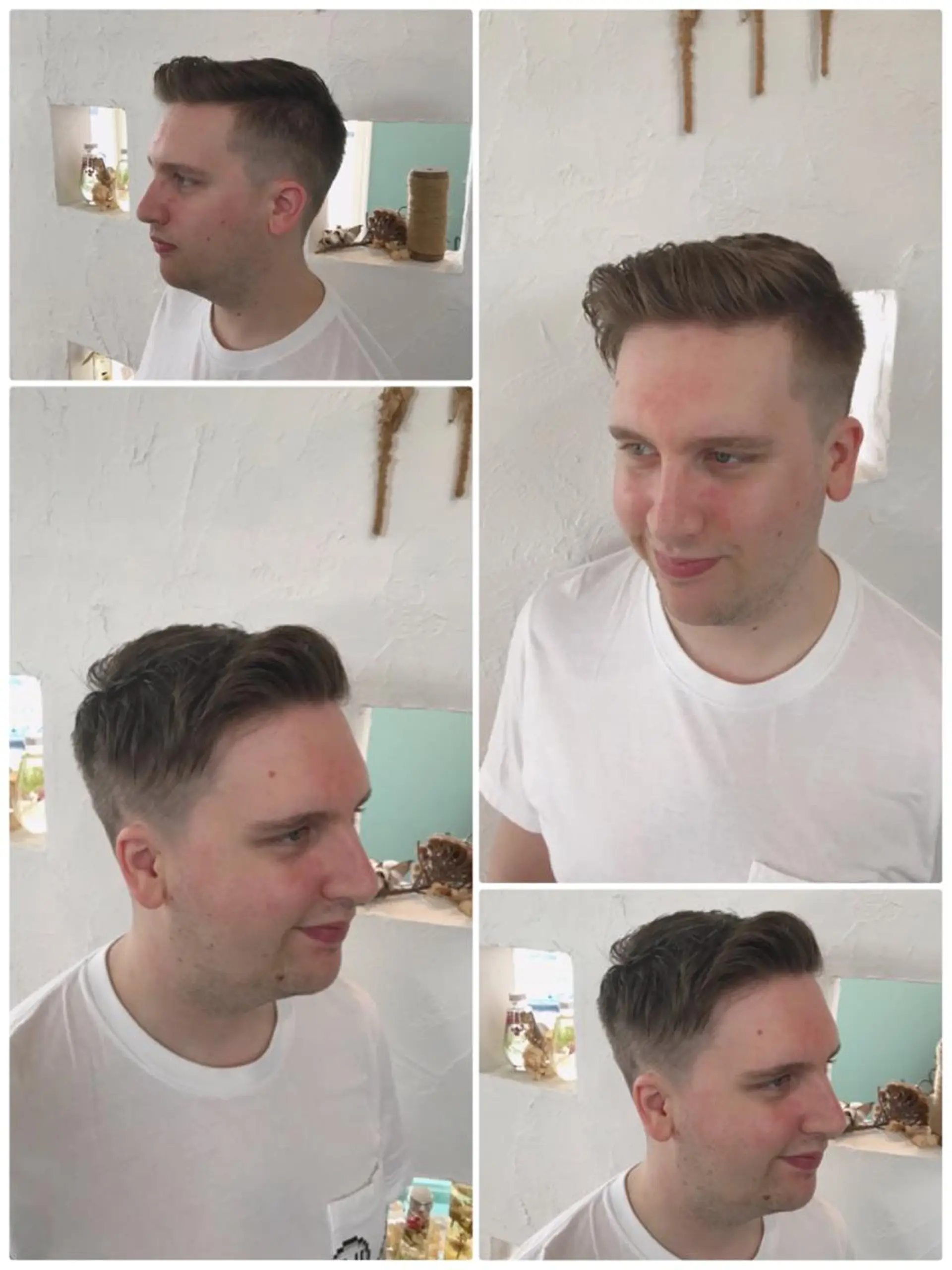 ショート カラー パーマ ヘアアレンジ メンズ 刈り上げ 美容室 ソンリエのヘアスタイル