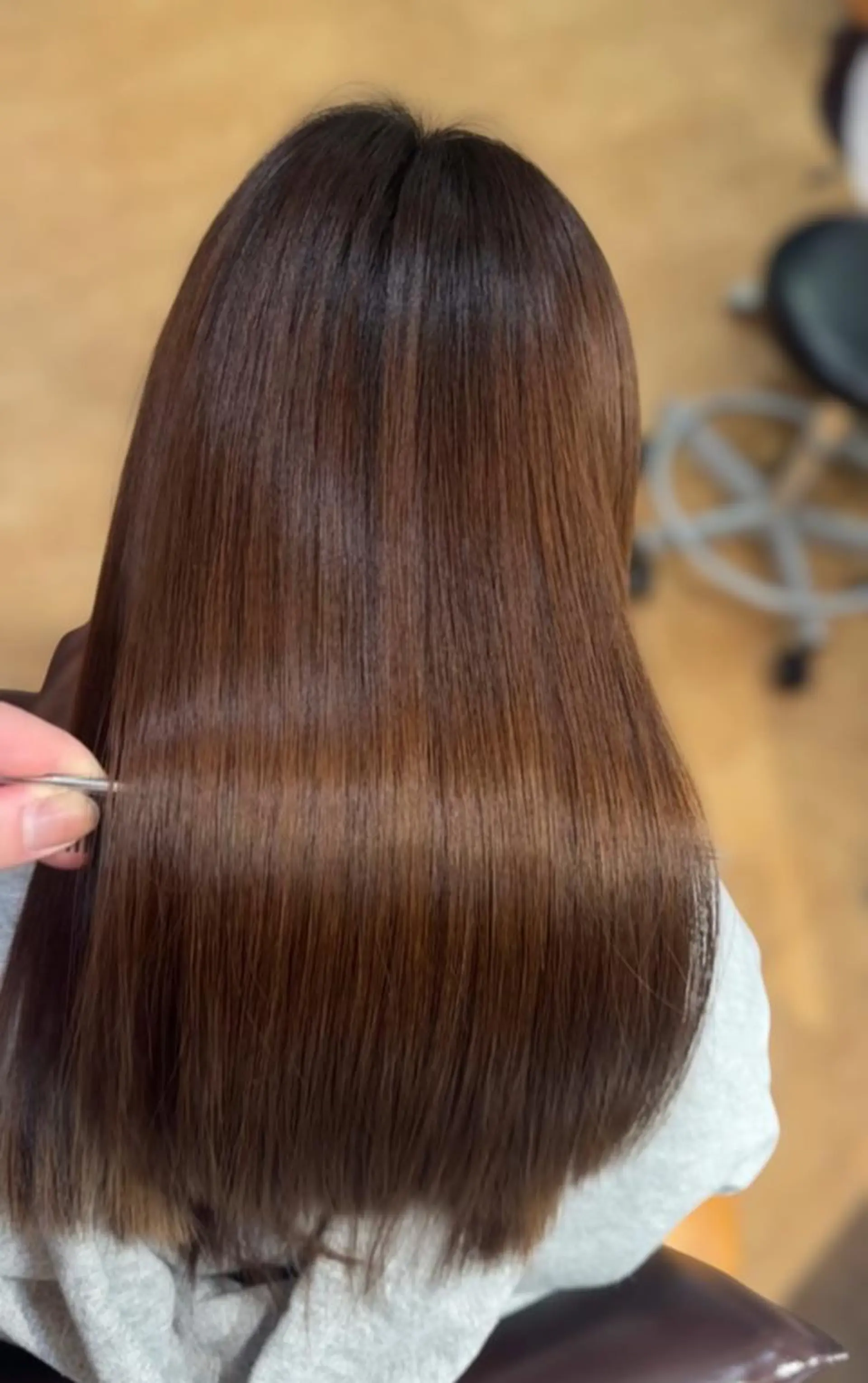 セミロング 髪質改善 カット ヘアカラー トリートメント 髪質改善&白髪ぼかし 山本翔大🍋のヘアスタイル