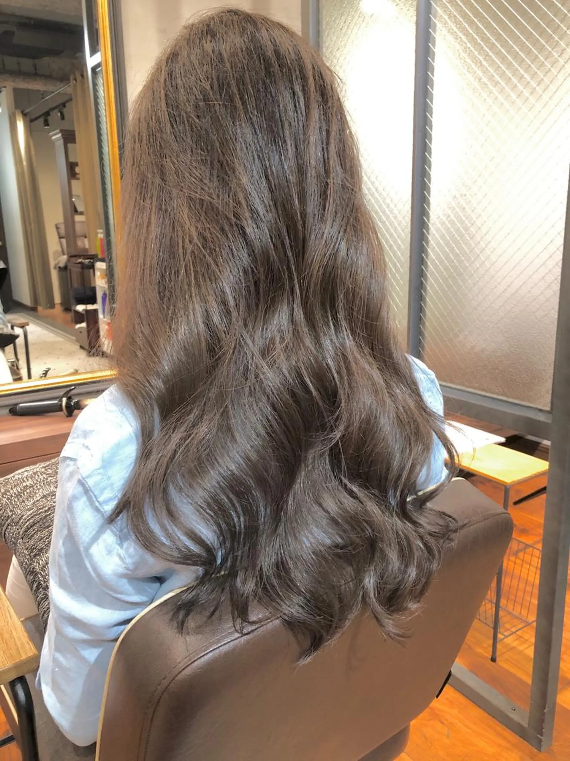 ロング カラー ブラウンカラー ハイライトカラー ハイライト カット ヘアカラー トリートメント LIZE nex the salon 渋谷【ライズ ネックス ザ サロン】所属・大人レイヤー/海外 /韓国/濱口のヘアスタイル