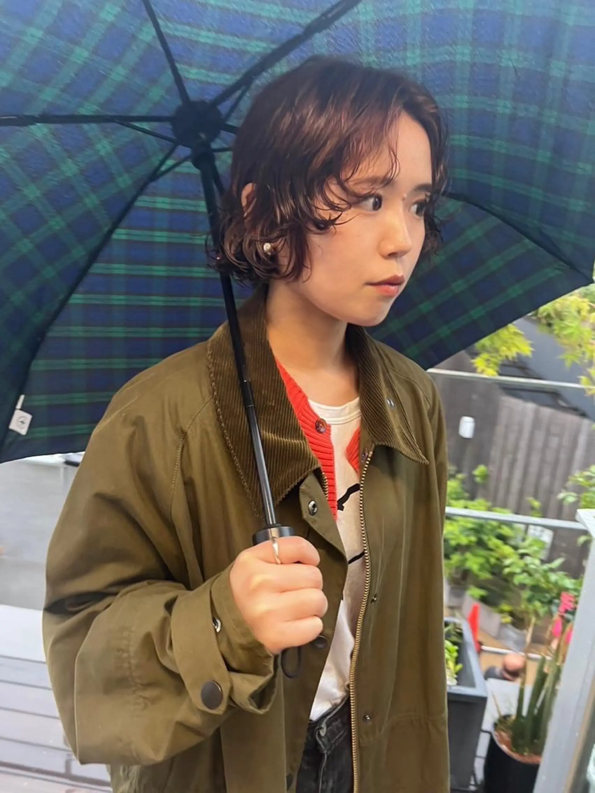 ショート カラー パーマ カット ヘアカラー sakoda shunkiのヘアスタイル