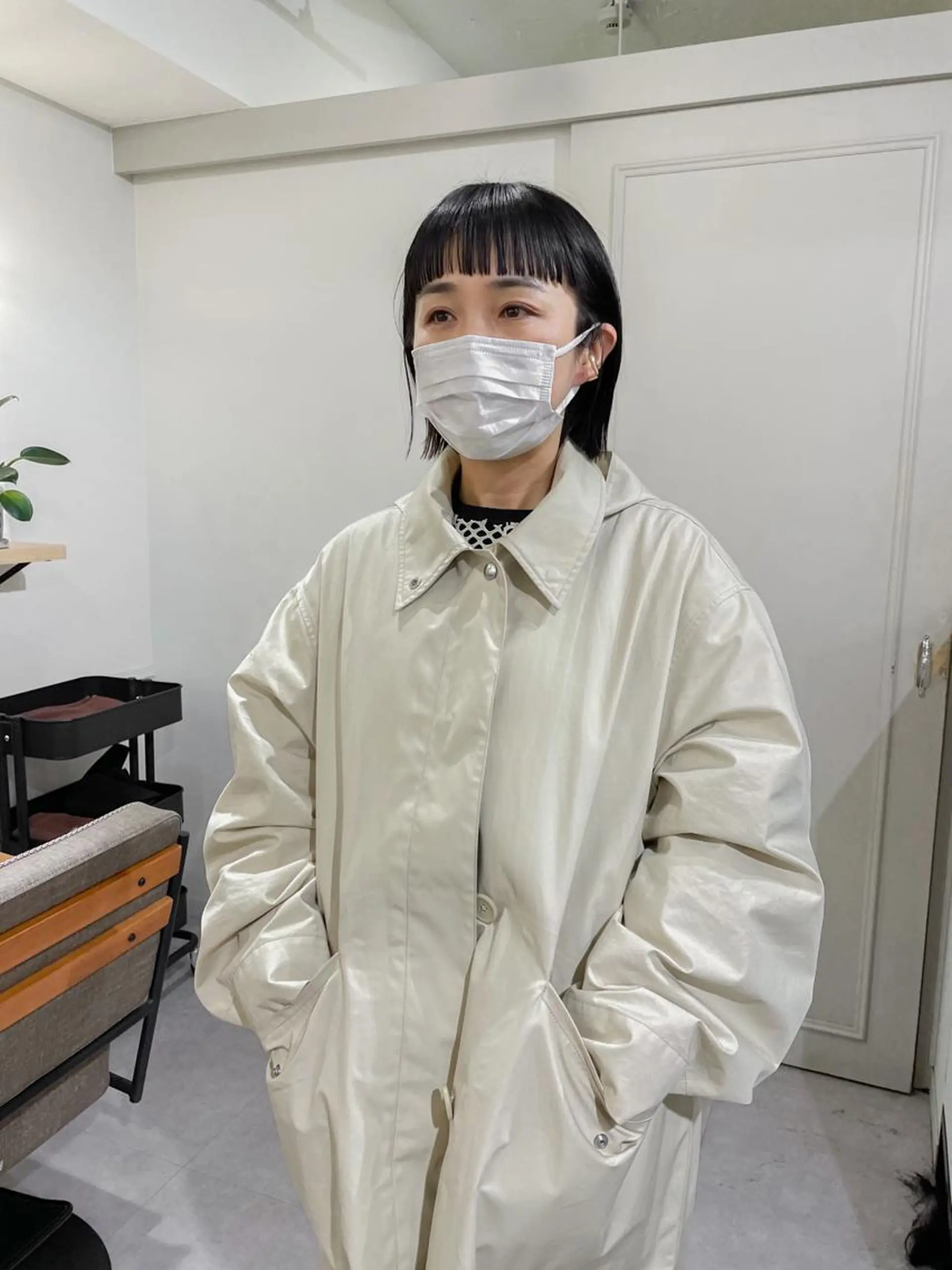 ショート オン眉 パーマ＊ 顔まわり似合わせのヘアスタイル