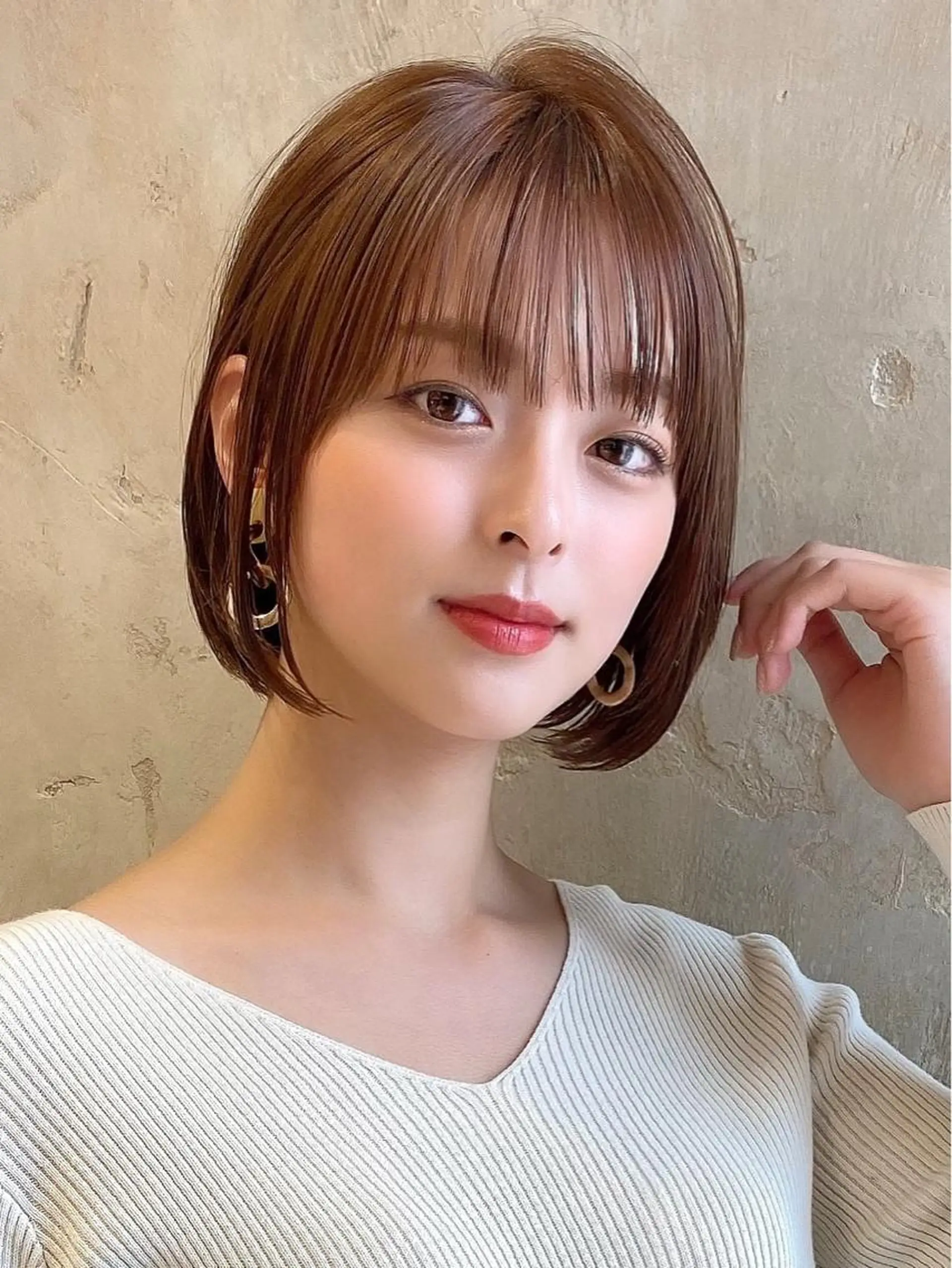 ショート ショートボブ ボブ ショートヘア On所属・新宿　ショート・ボブ カットモデル募集のヘアスタイル