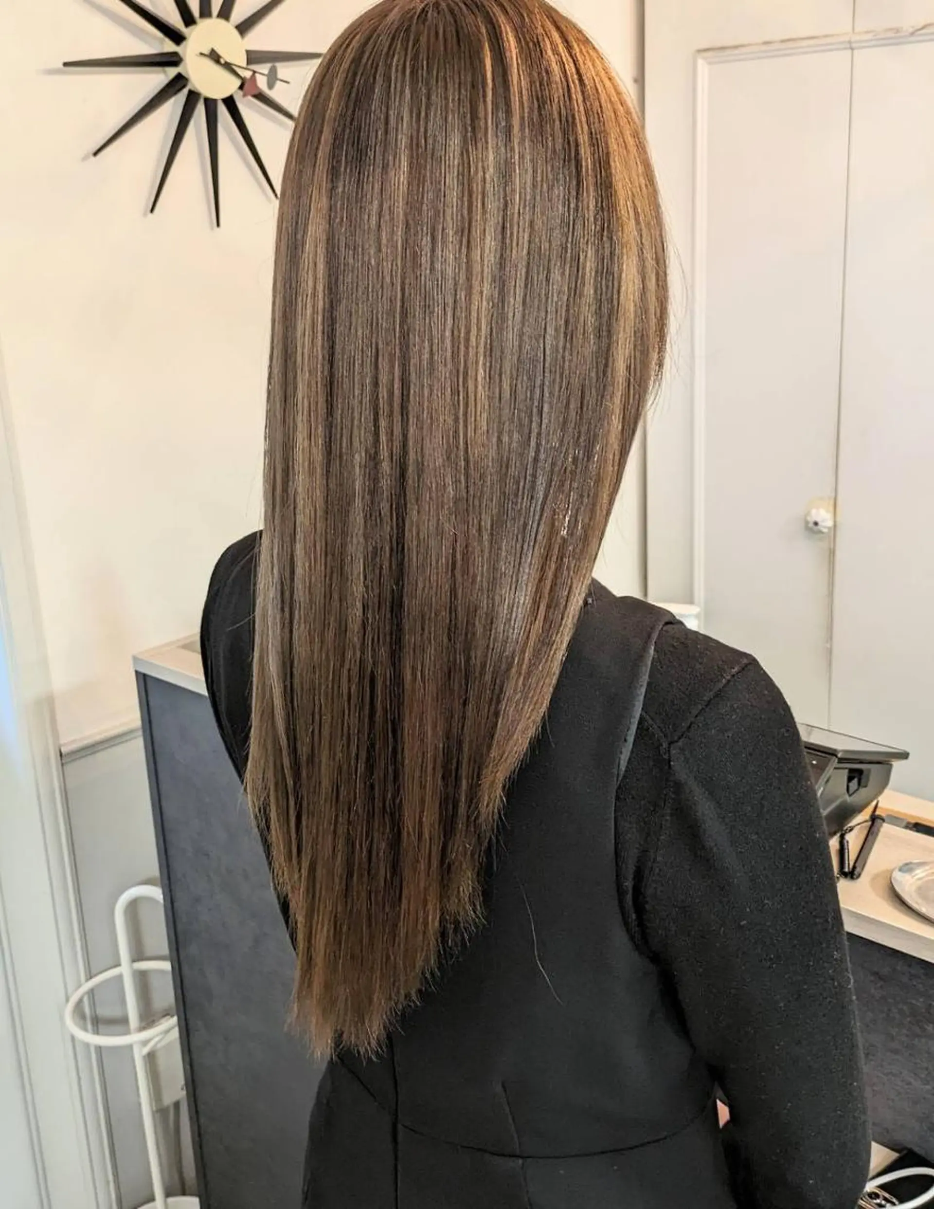 セミロング ヘアカラー ベージュ*Spica 【ミルクティー】のヘアスタイル