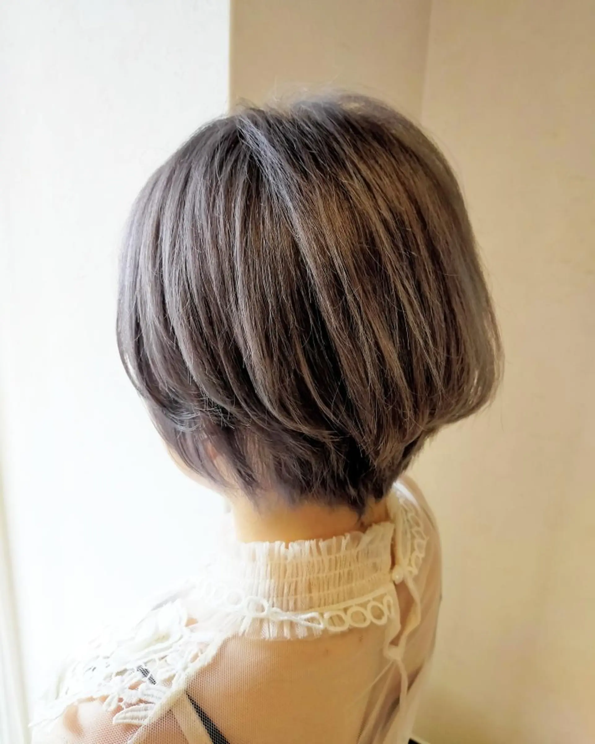 ショート カラー カット ヘアカラー JIL BLAN 京都所属・RU RIのヘアスタイル