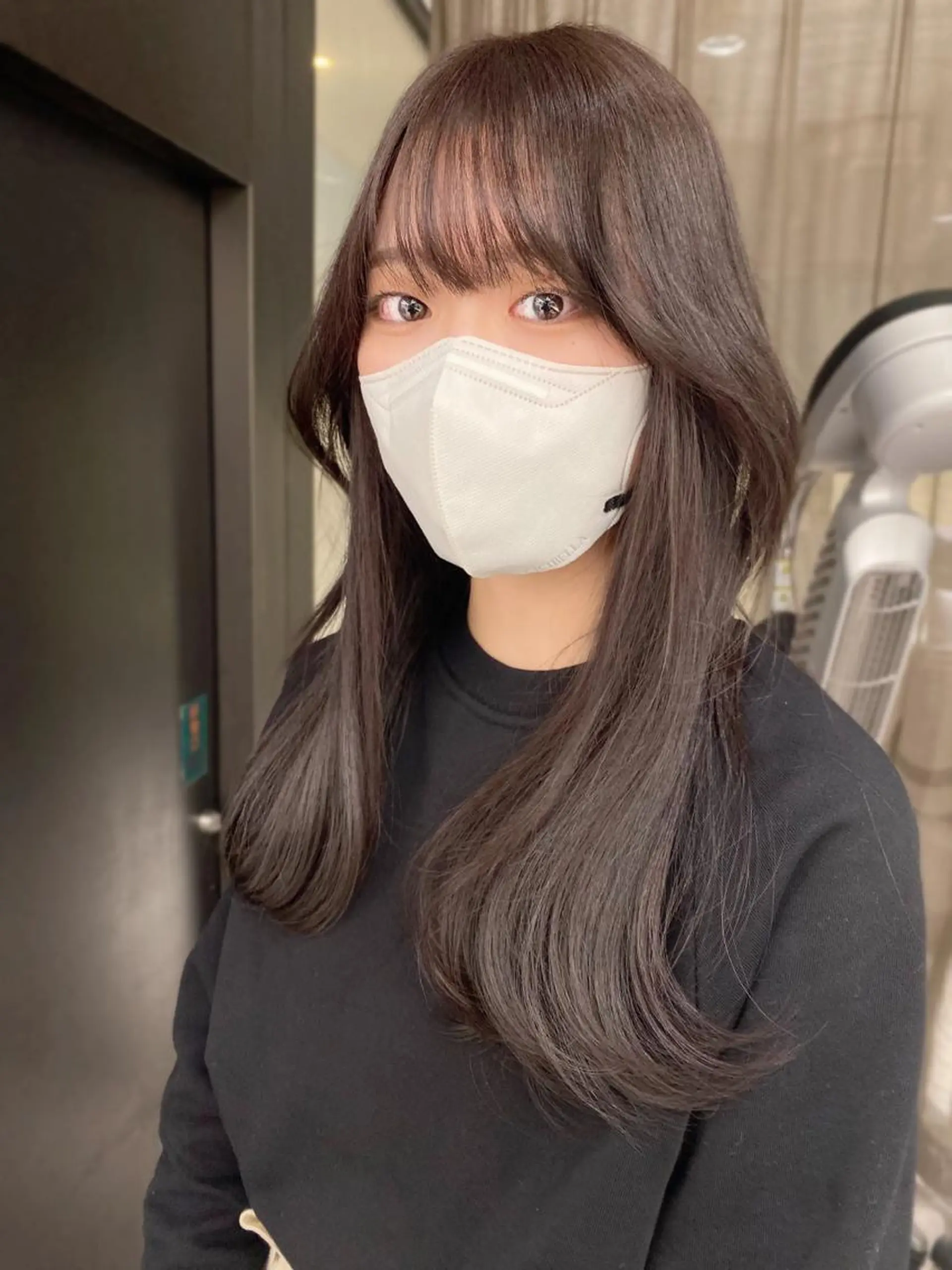 ロング 京都レイヤーカット/ 縮毛矯正/羽柴りくのヘアスタイル