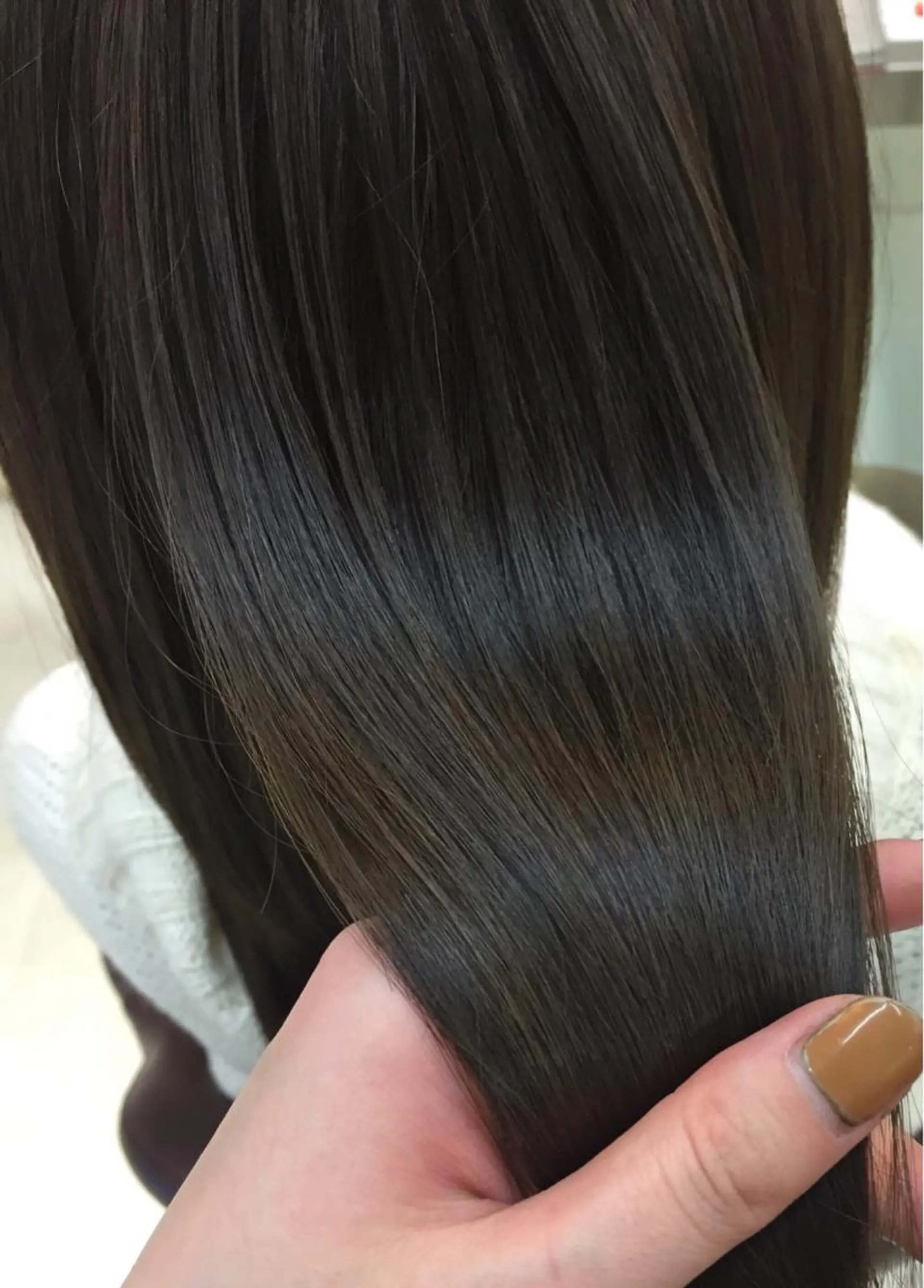 セミロング カラー アッシュ ハイライトカラー ミント ハイライト シールエクステ/ 髪質改善💐yuuのヘアスタイル