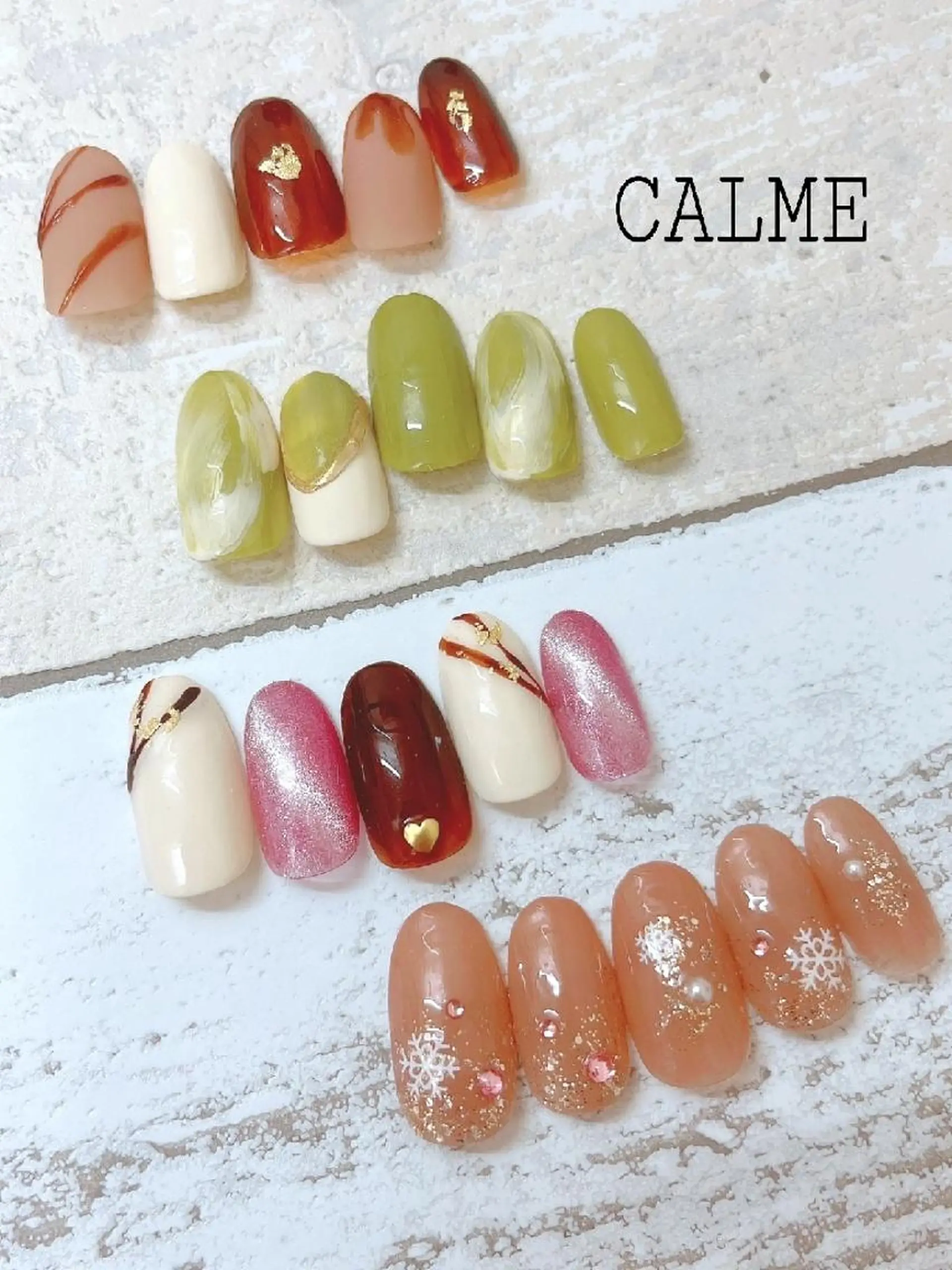 ネイル ハンドネイル CALME ♡のネイルデザイン