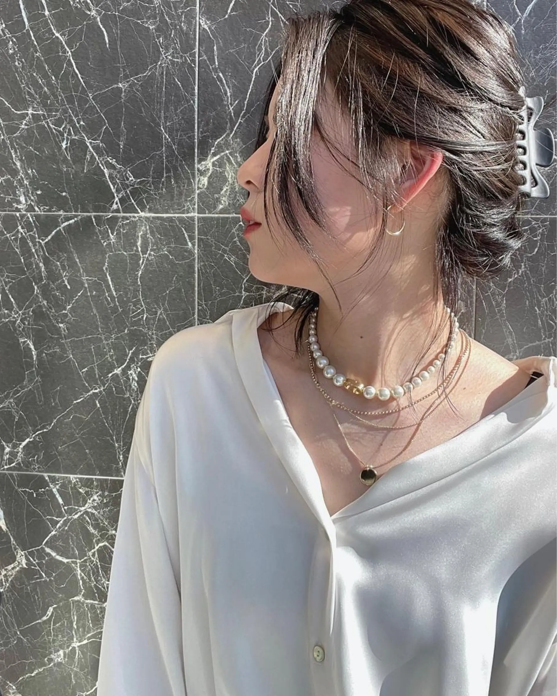 ミディアム チダアキフミ Ash大森のヘアスタイル