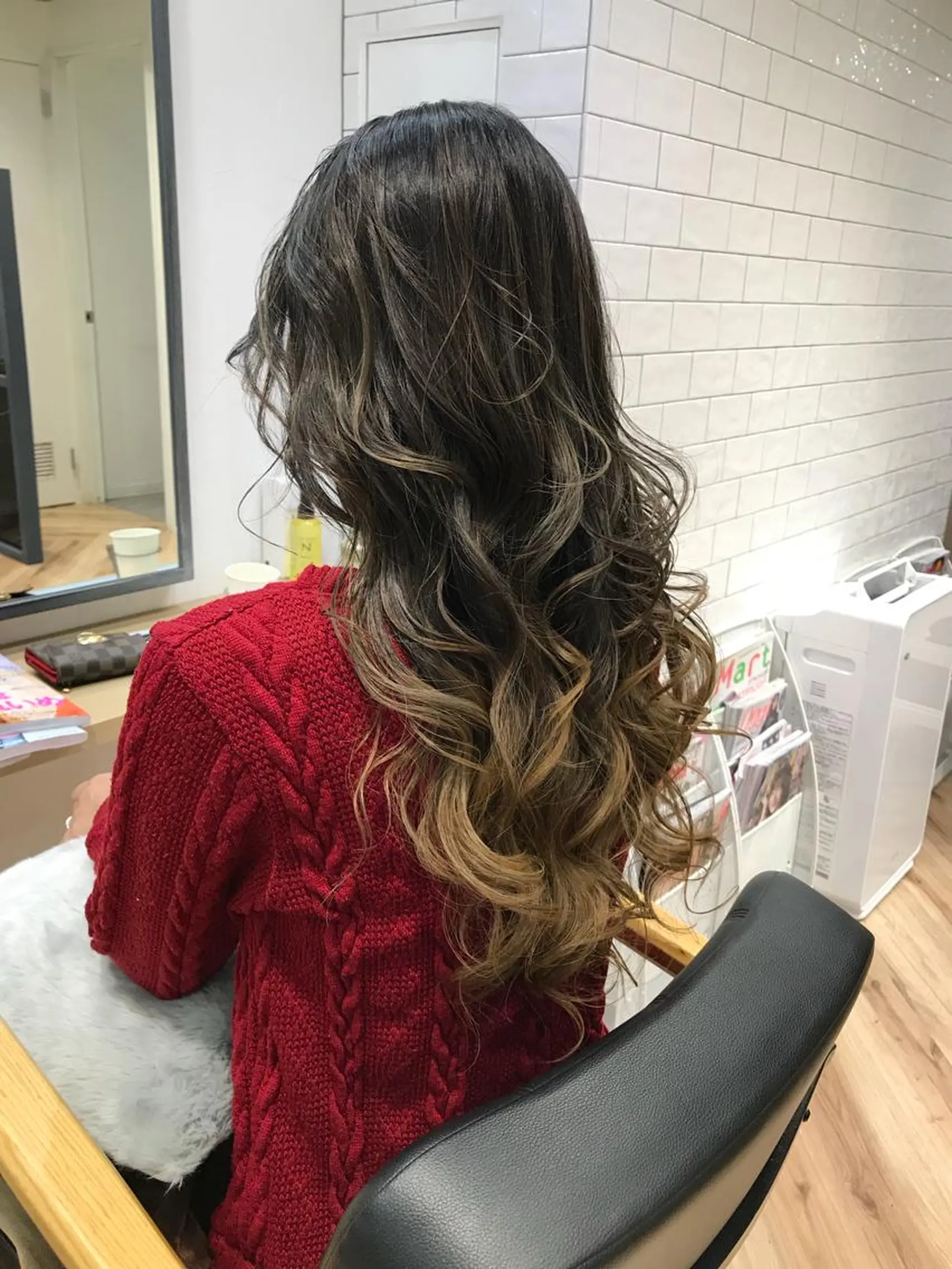 ロング カラー 原山 直人のヘアスタイル