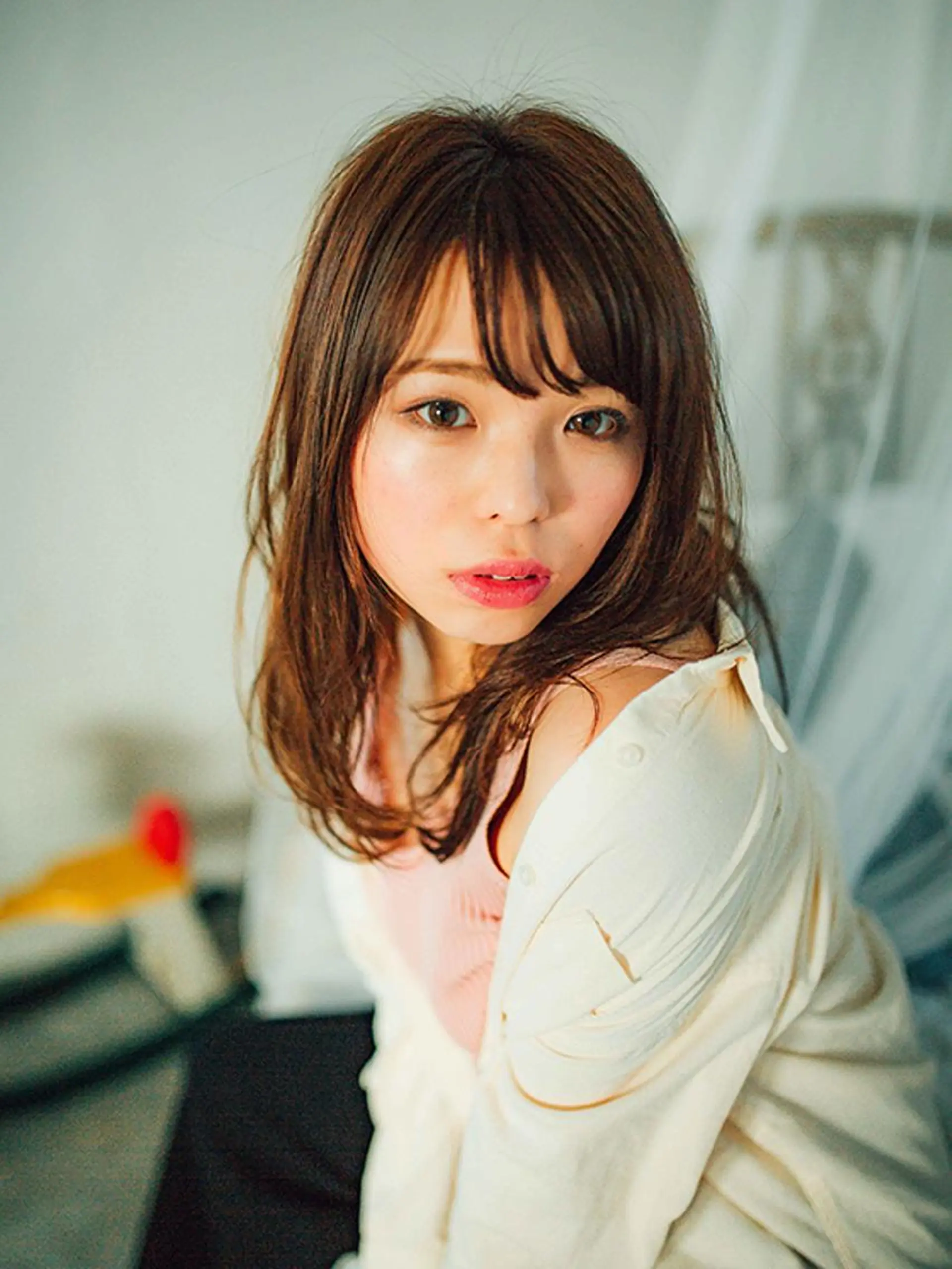 セミロング カラー パーマ セミロングパーマ ルシエ吉祥寺所属・🥖牧野 純🥖のヘアスタイル