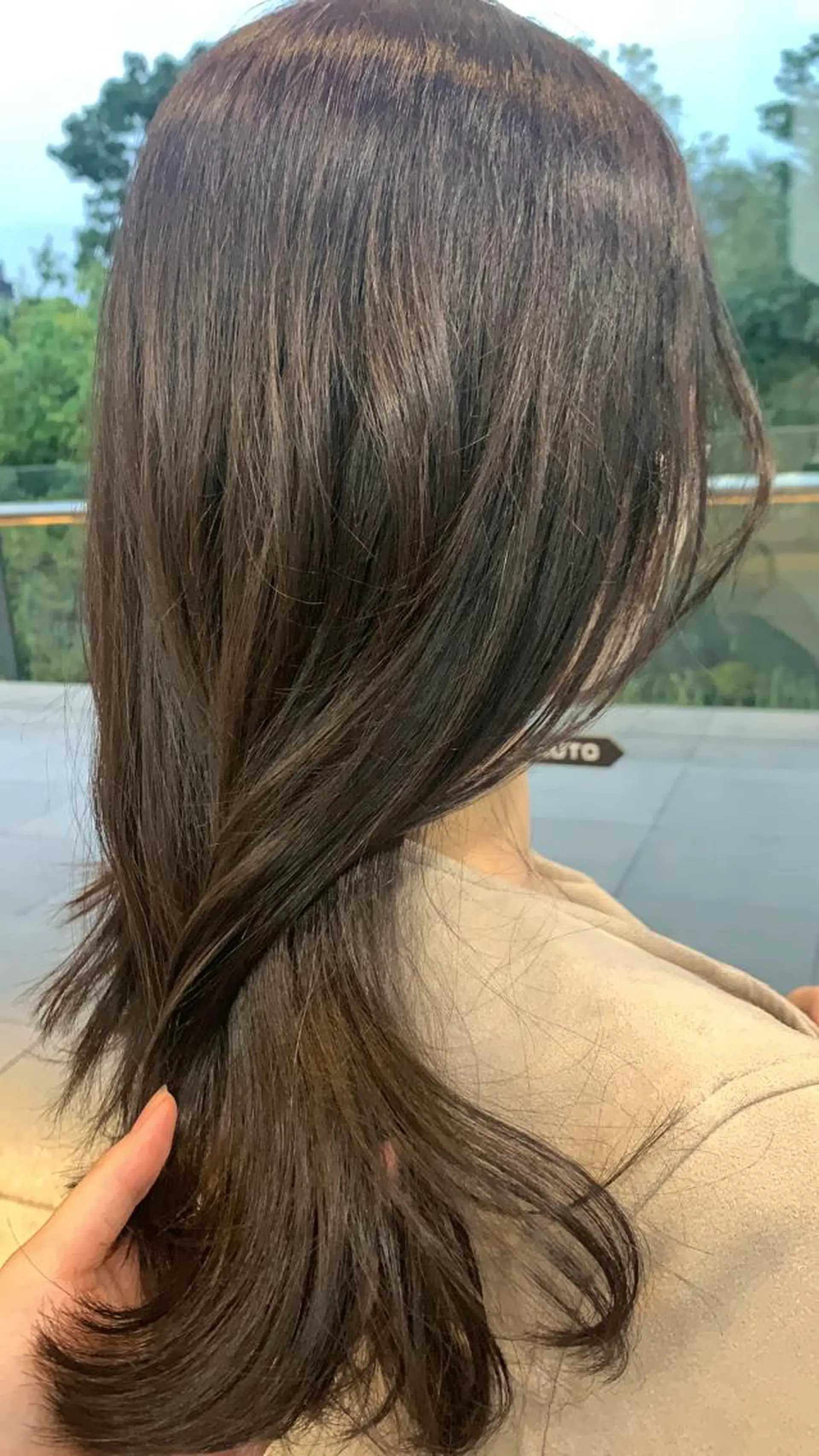 ロング カラー 韓国レイヤー✨ yasuko銀座のヘアスタイル