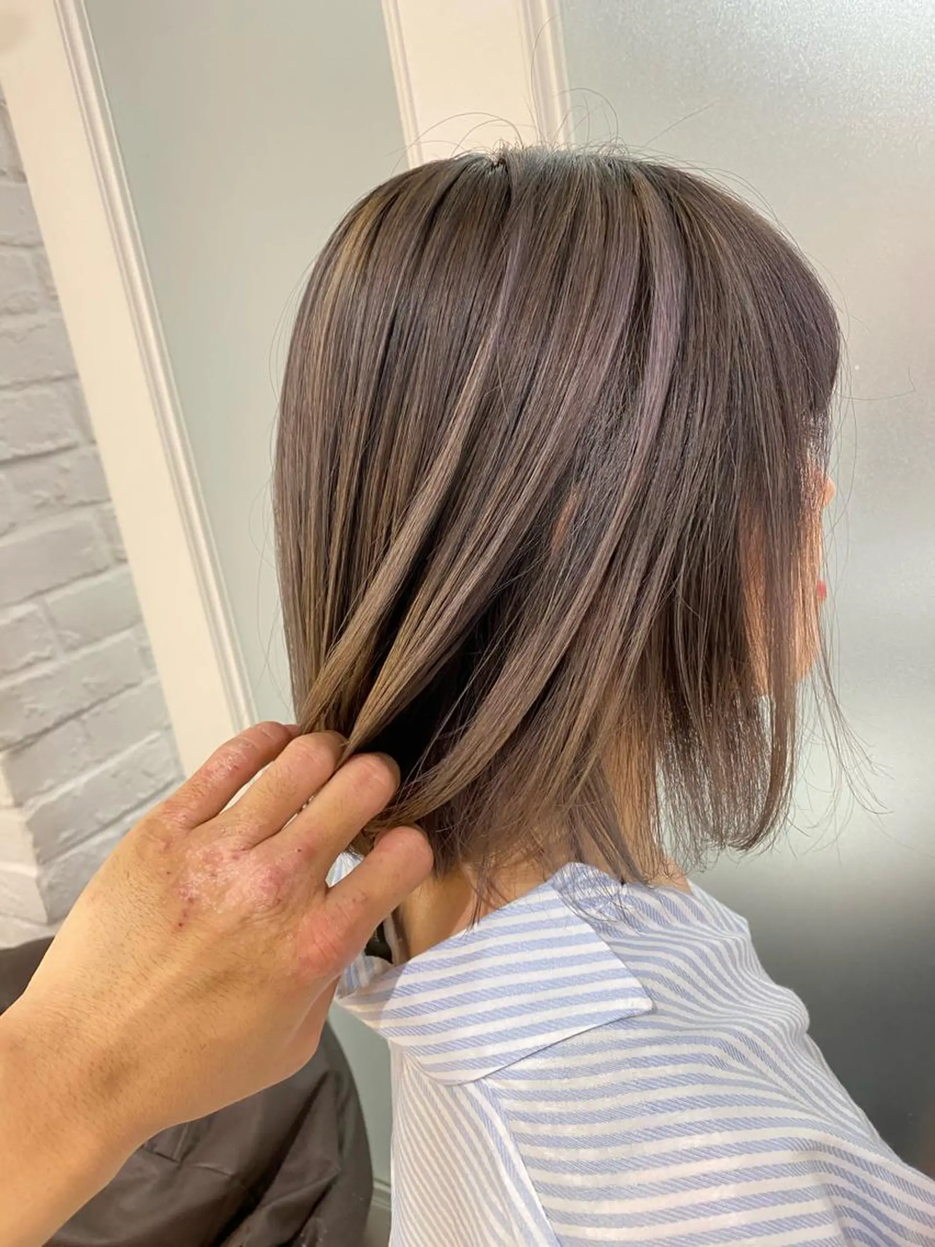 ミディアム ハイライト 🍀透明感抜群🍀/ ハイトーンカラーのヘアスタイル