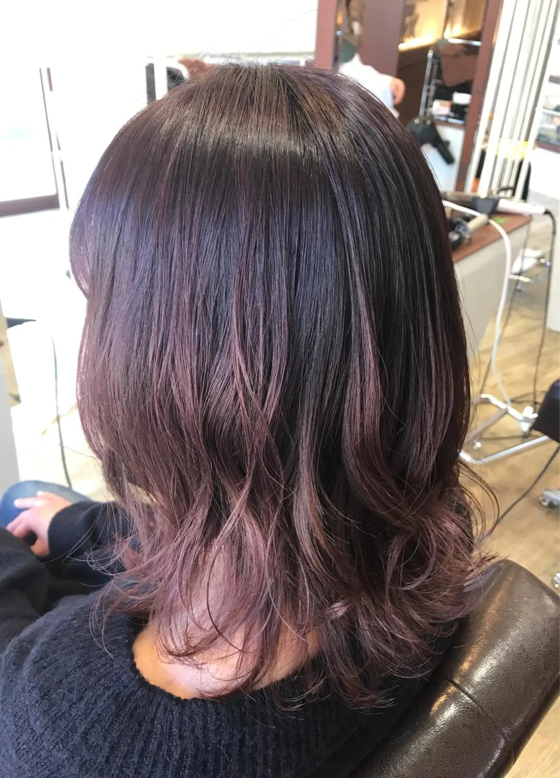 ミディアム カラー グラデーションカラー イルミナカラー ピンクカラー バイオレットカラー バイオレットピンク Optima Hair【オプティマヘアー】所属・松田 類生のヘアスタイル