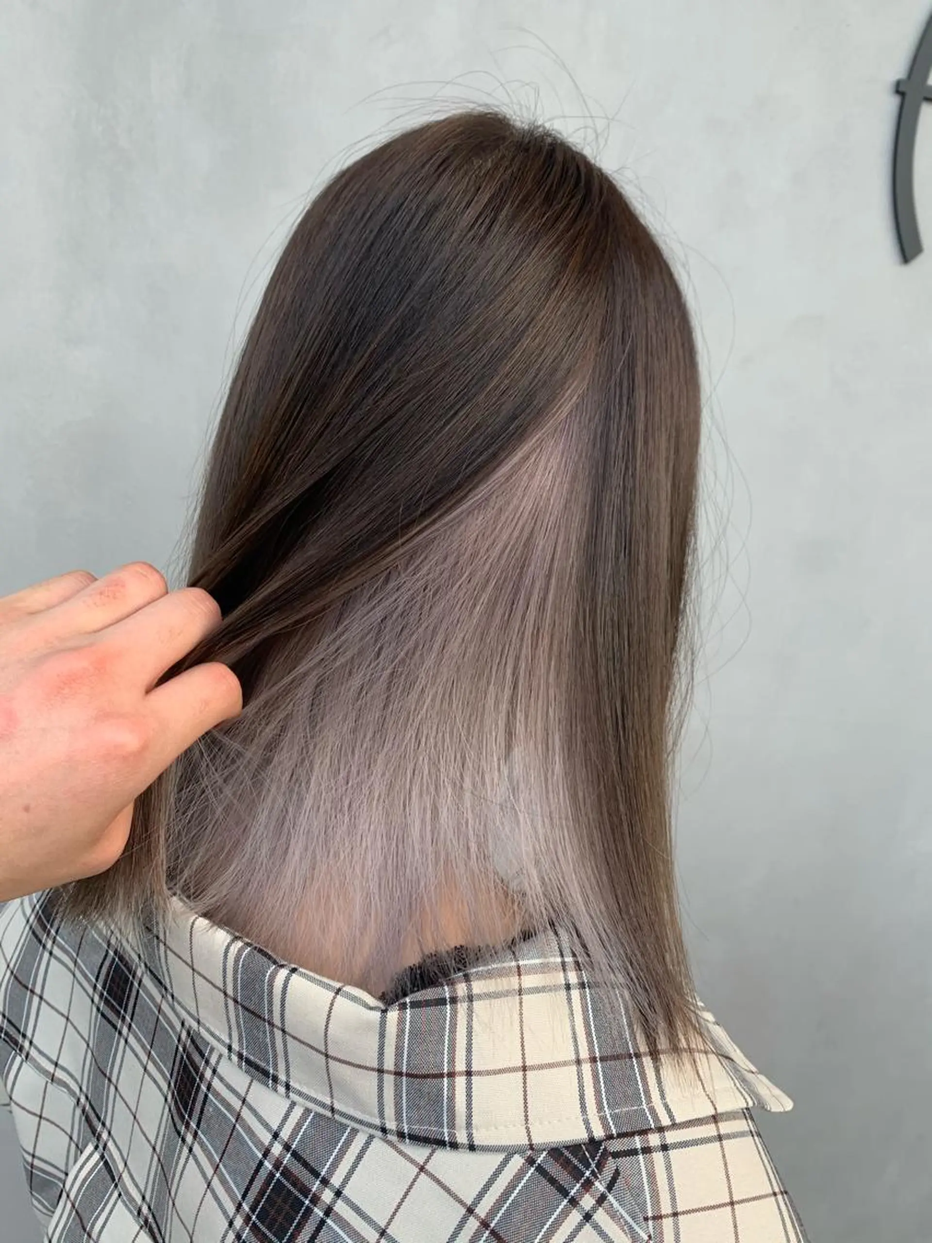 ミディアム カラー ブリーチ 名古屋／デザイン／ ブリーチ/松井亮磨のヘアスタイル