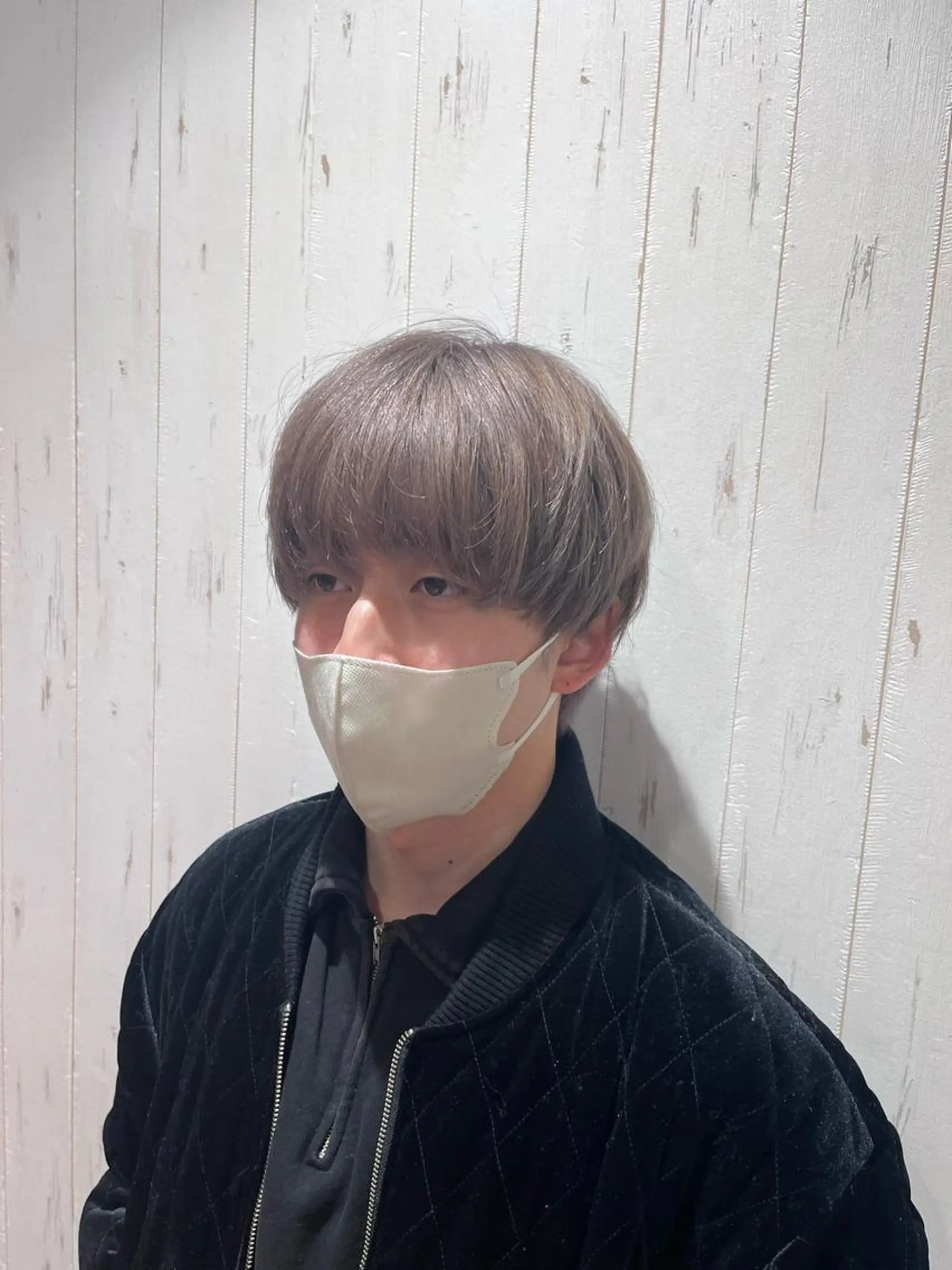 ショート カラー メンズ ベージュカラー ミルクティーベージュ dogstar小林諒 レイヤー/パーマのヘアスタイル