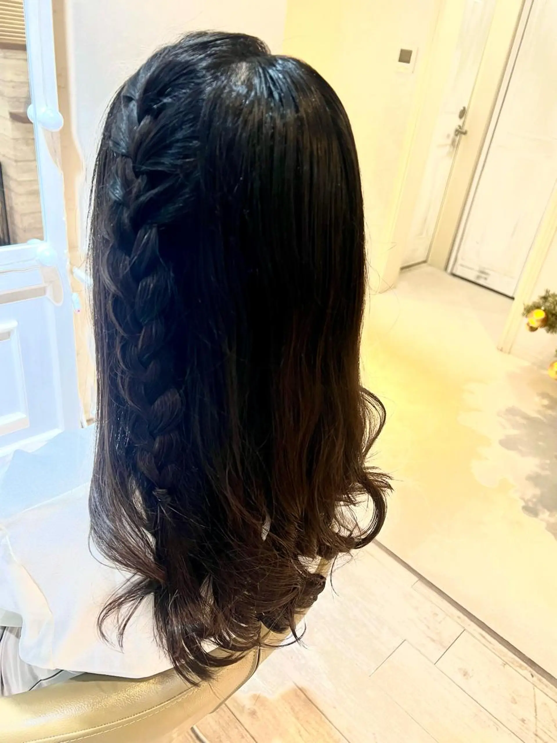 ロング ヘアアレンジ 人見知りさんでも安心 奥田 里佳子のヘアスタイル