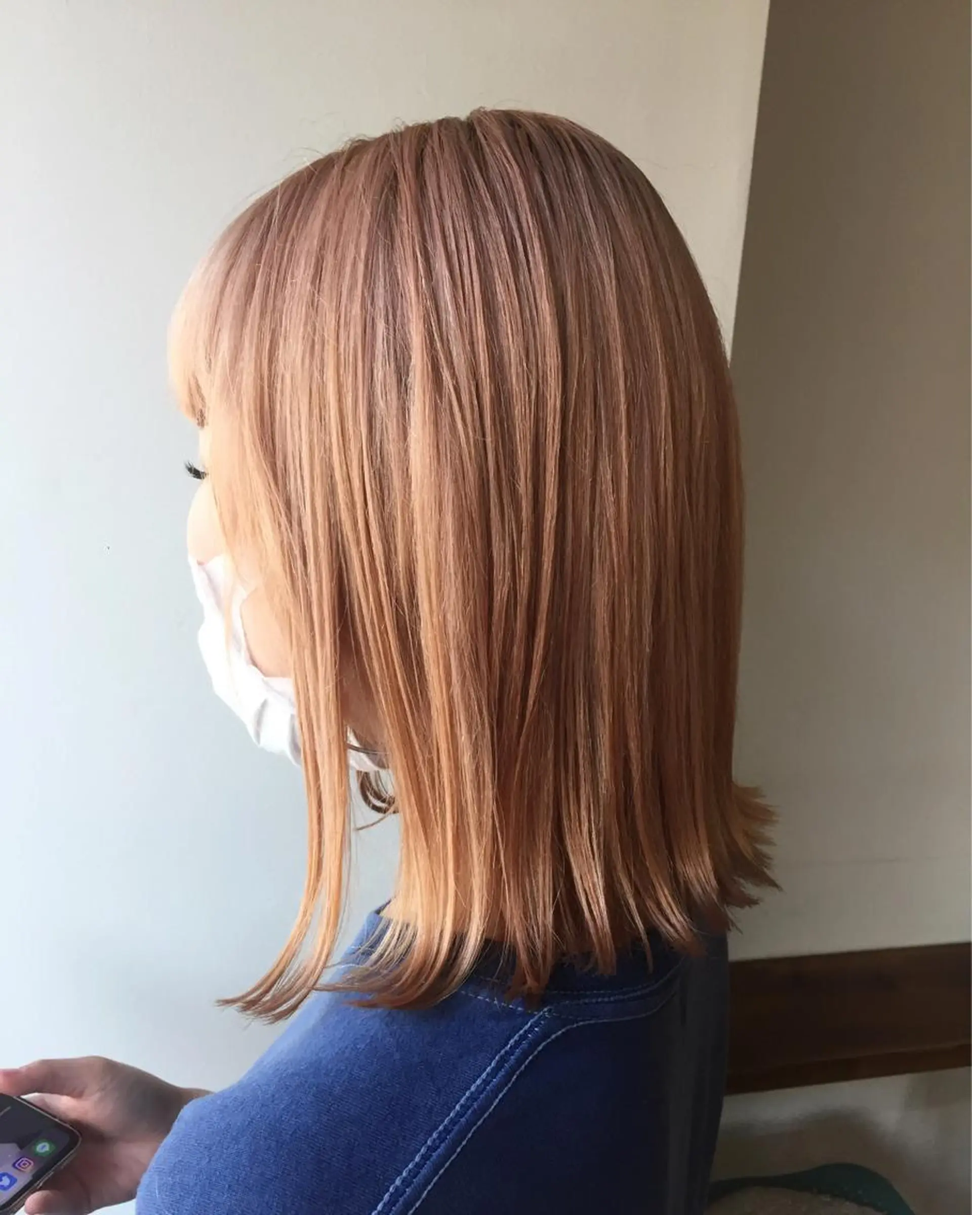 ミディアム ヘアカラー トリートメント ヘアセット 💘透明感カラー💘 沖本 将宏のヘアスタイル