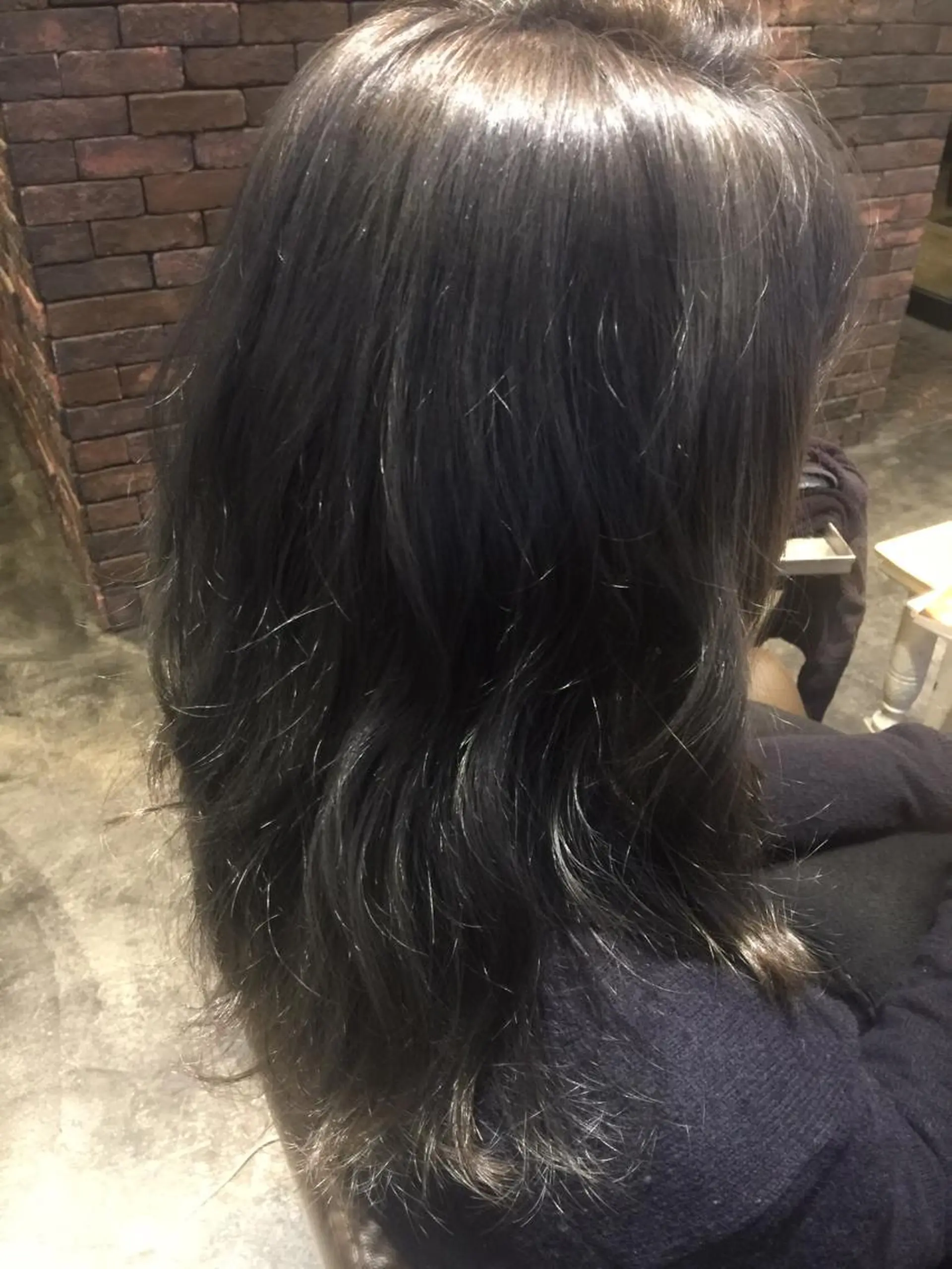 ロング カラー 透明感カラー グレージュ otto滑川市 yukaのヘアスタイル