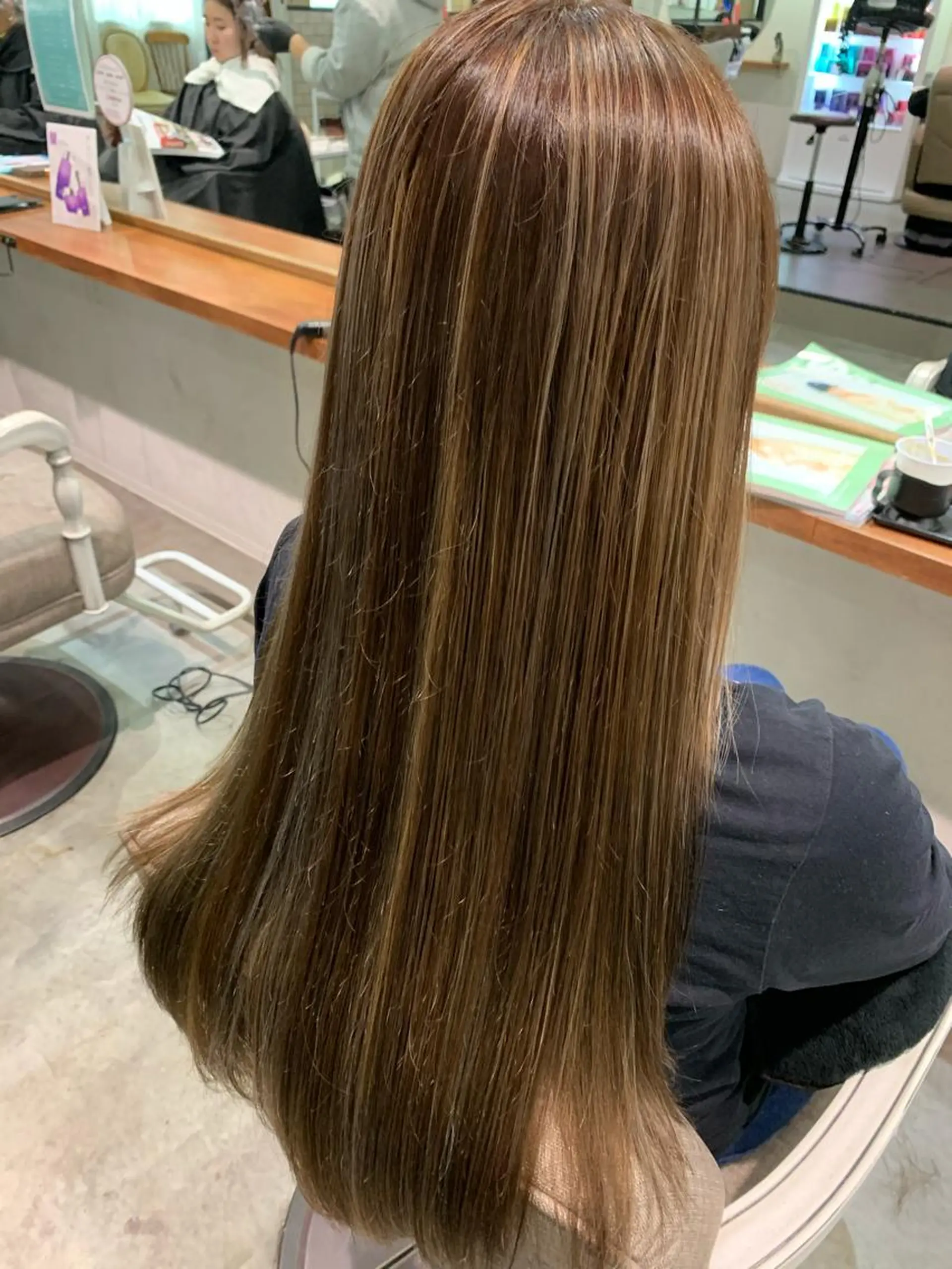 ロング カラー 指名支持率NO.1 スタイリストのヘアスタイル