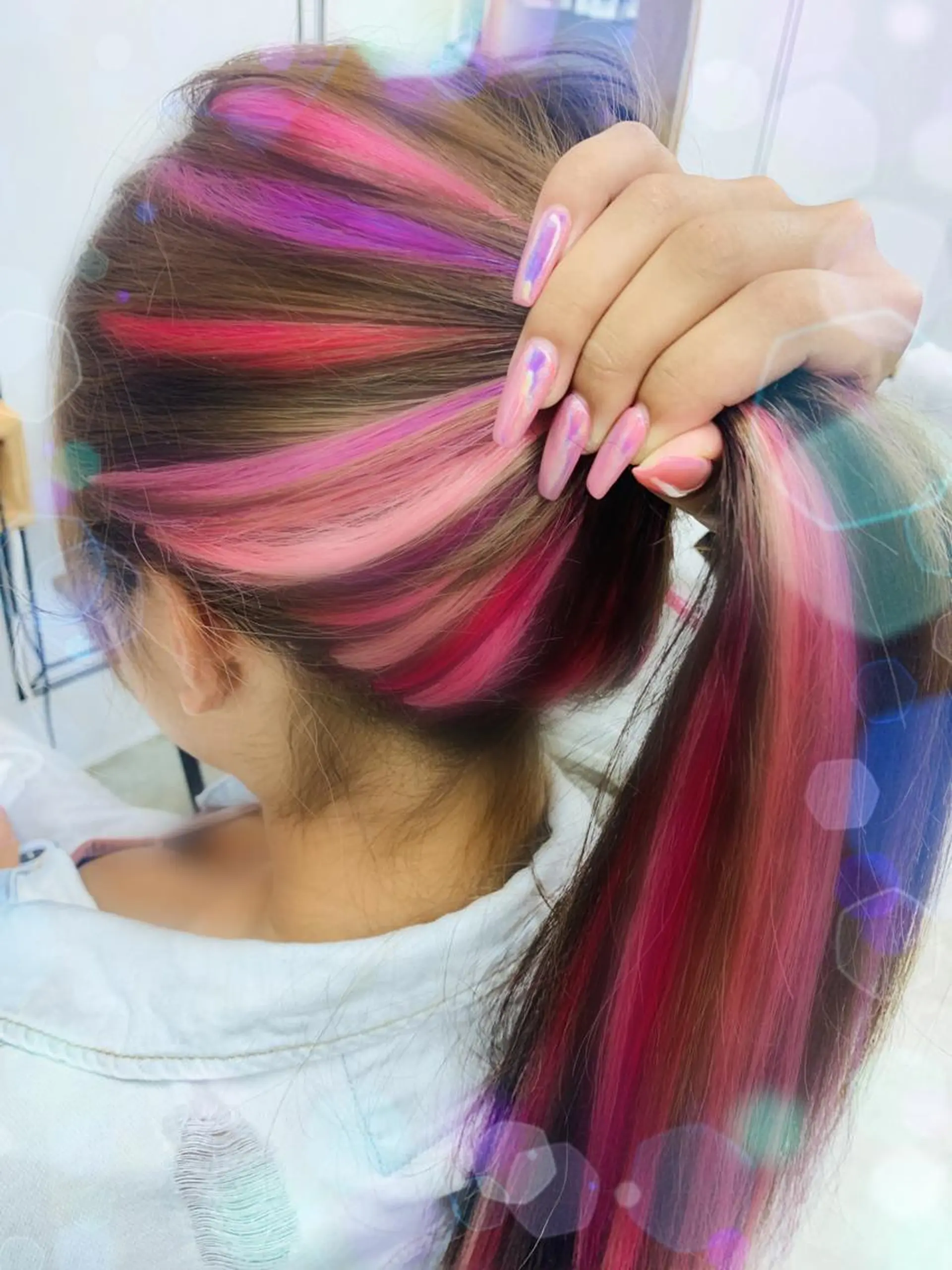 ロング カラー エクステ・マツエク専門店シュシュ四日市店所属・アイラッシュ ヘアーエクステ専門店のマツエク・マツパデザイン