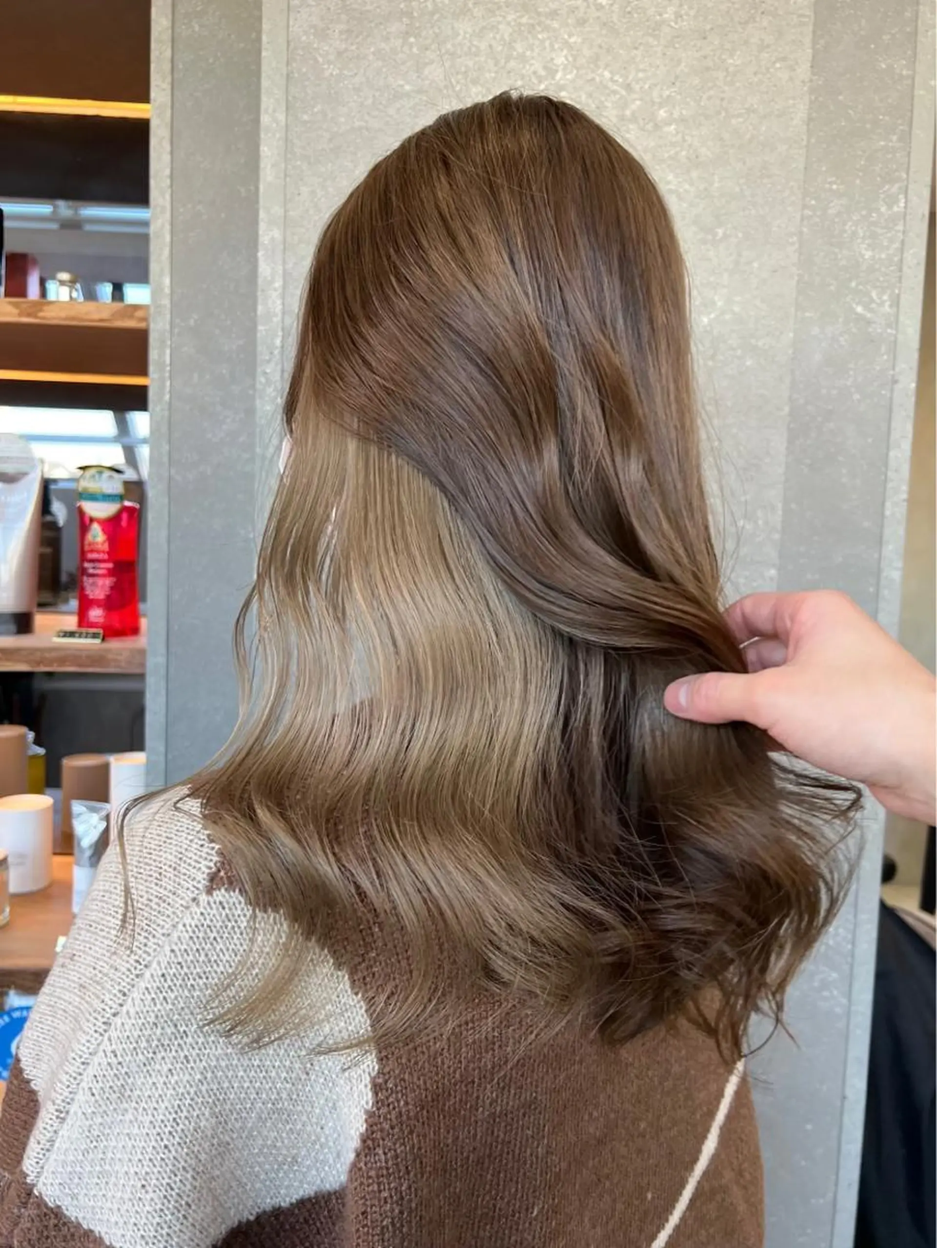 ロング ヘアカラー トリートメント ダブルカラー /垣尾颯大のヘアスタイル