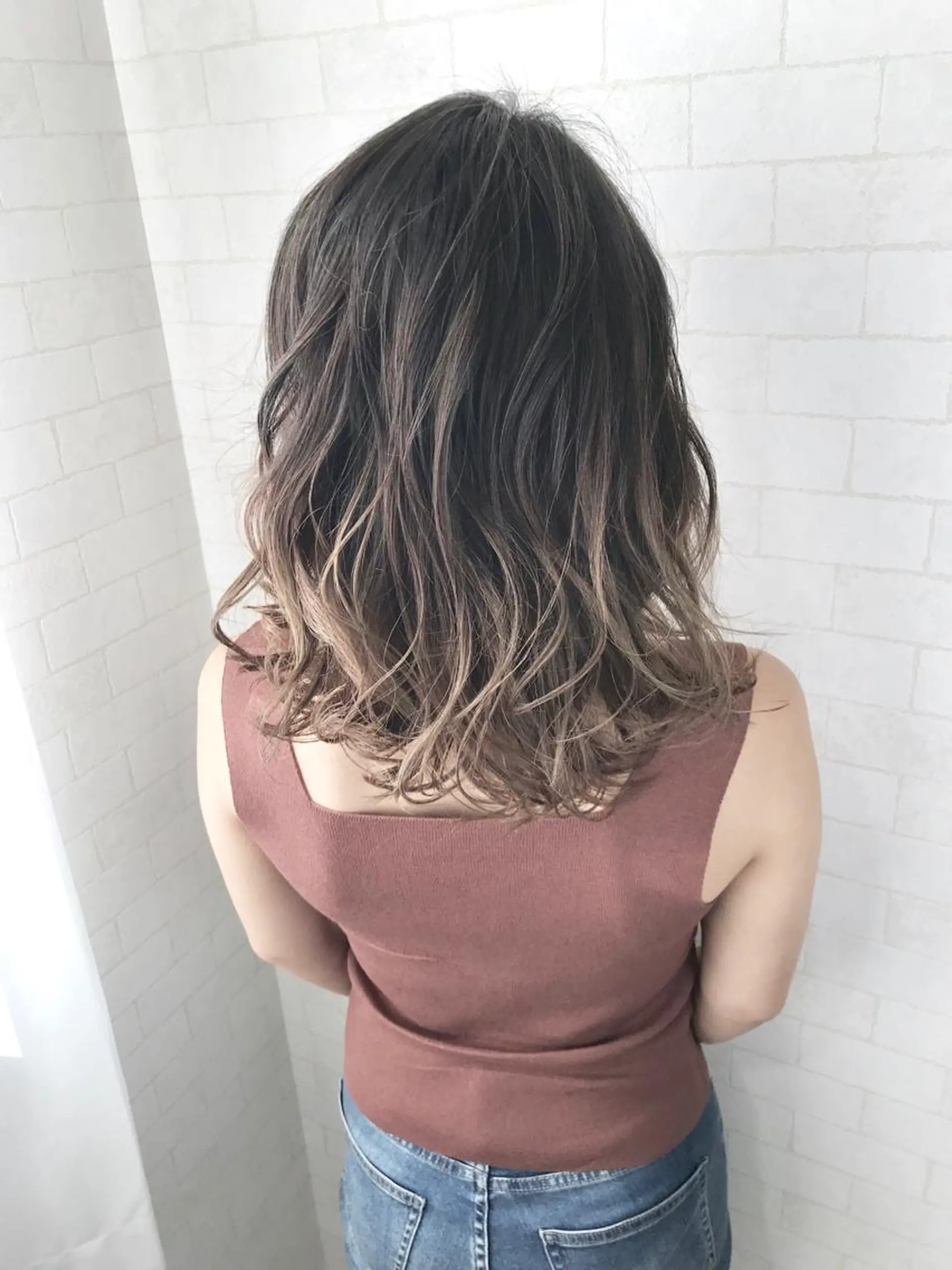 ミディアム 神野 雅樹のヘアスタイル