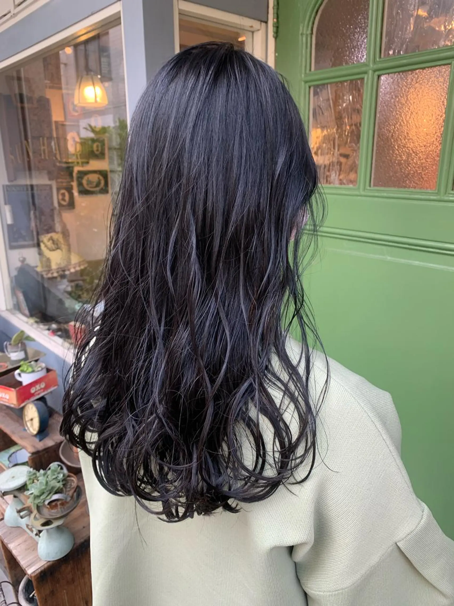 ロング カラー カット ヘアカラー トリートメント ヘッドスパ 清水千優/パーマ/透 明感カラー/メンズのヘアスタイル