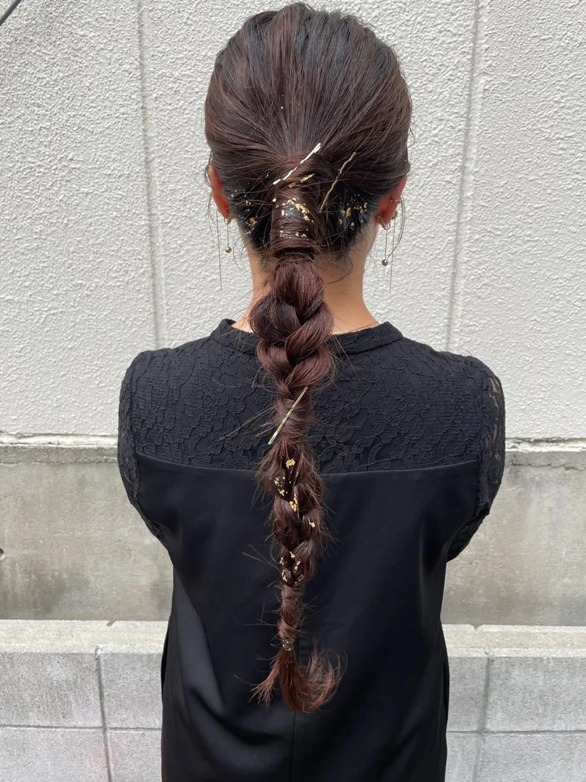 ヘアアレンジ さの あやねのヘアスタイル