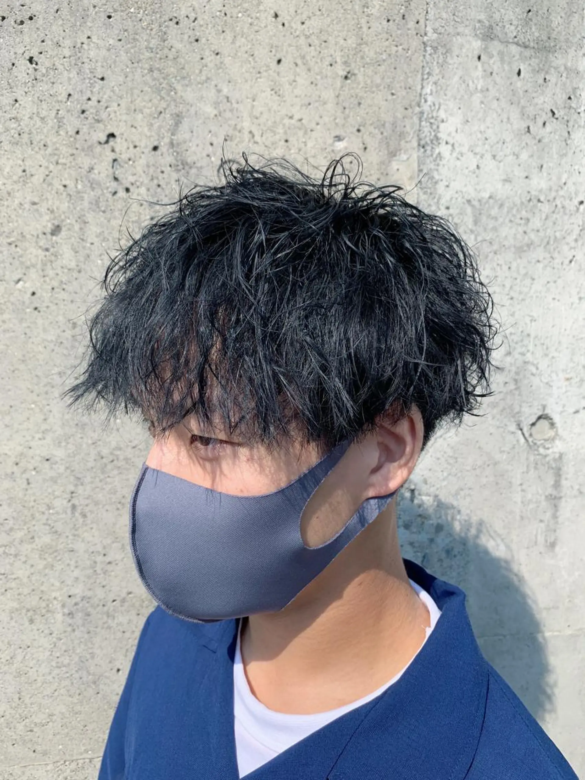 パーマ メンズ 静岡/草薙パーマ メンズバレイヤージュのヘアスタイル