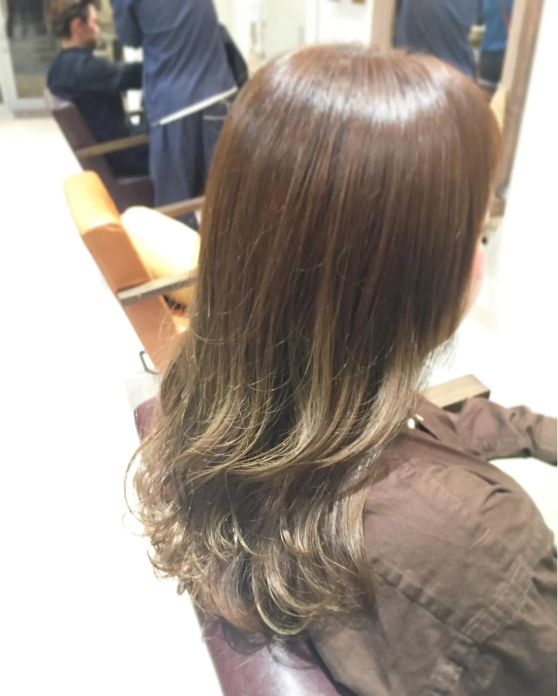 ロング カラー イルミナカラー メンズ指名多数!! SiLO 田島のヘアスタイル