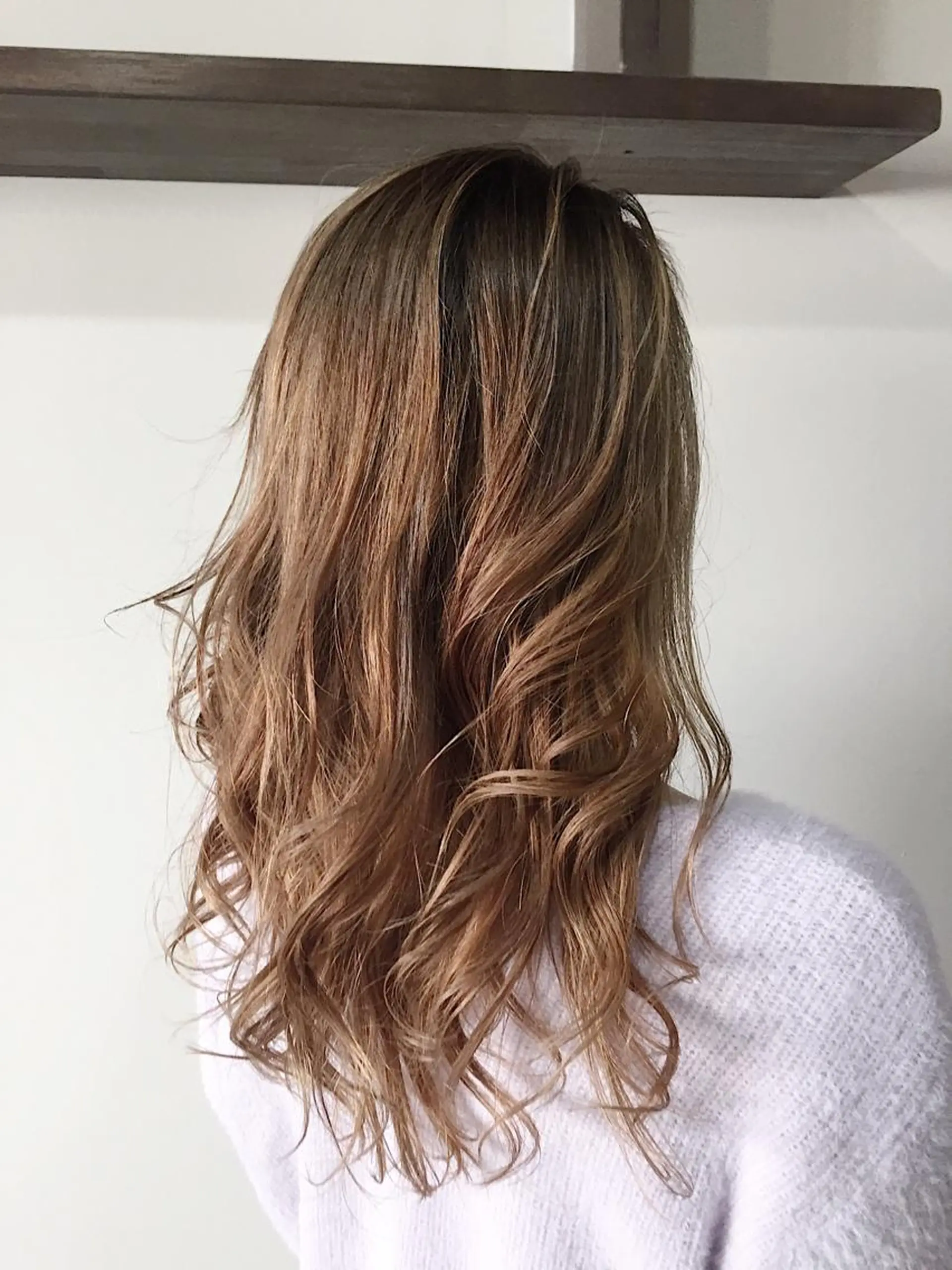 ロング カラー ベージュカラー ハイライトカラー ピンクカラー ピンクベージュ 外国人風カラー カット パーマ トリートメント カラー特化サロン大阪 ルービック江坂/新城のヘアスタイル